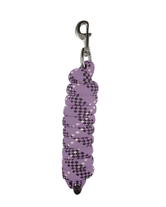 Woof Wear Contour Lead Rope Lilac: Braided Horse Lead with Clip