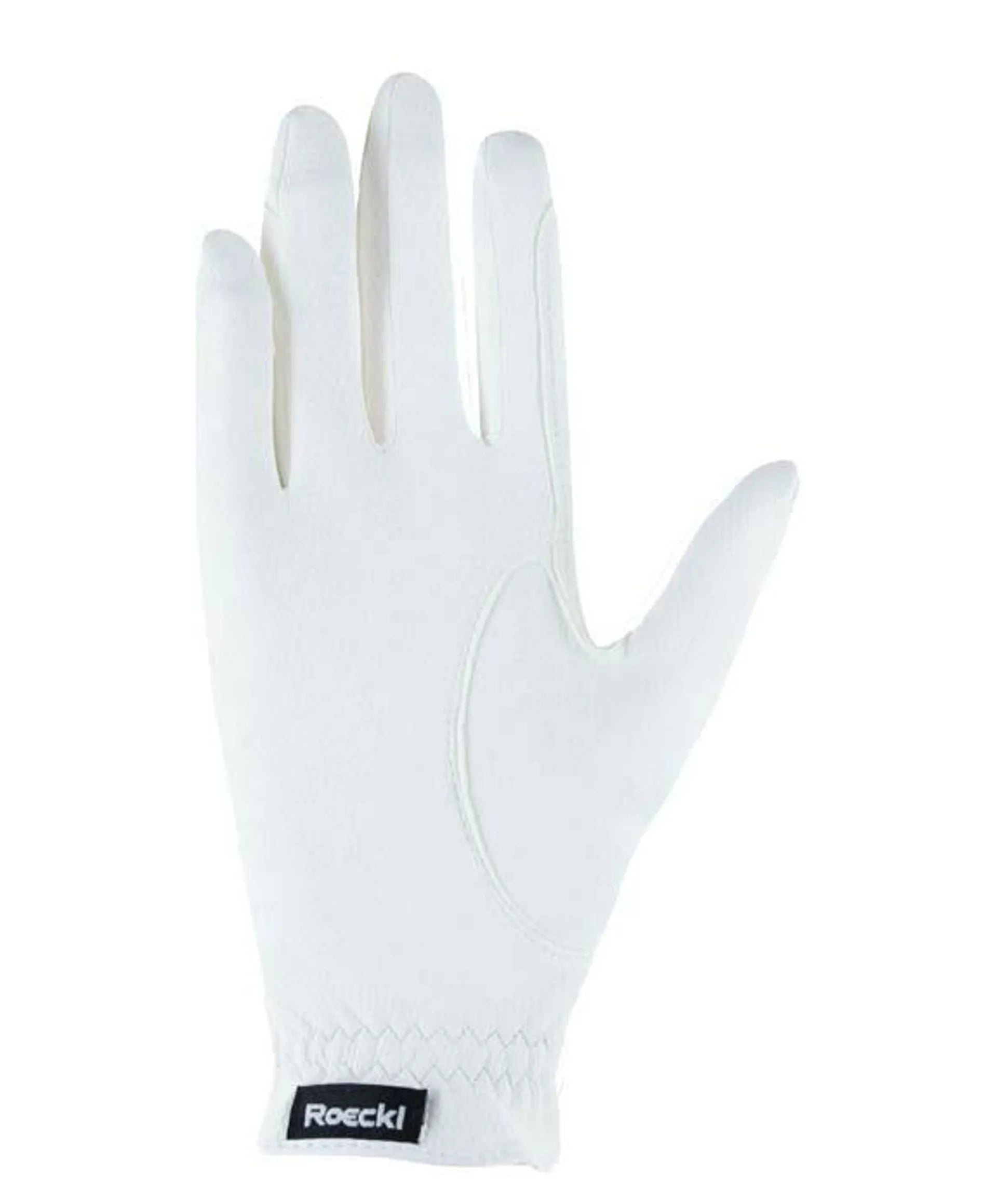 Roeckl Roeck-Grip Pro White Riding Glove - Equestrian Glove for Competition and Training