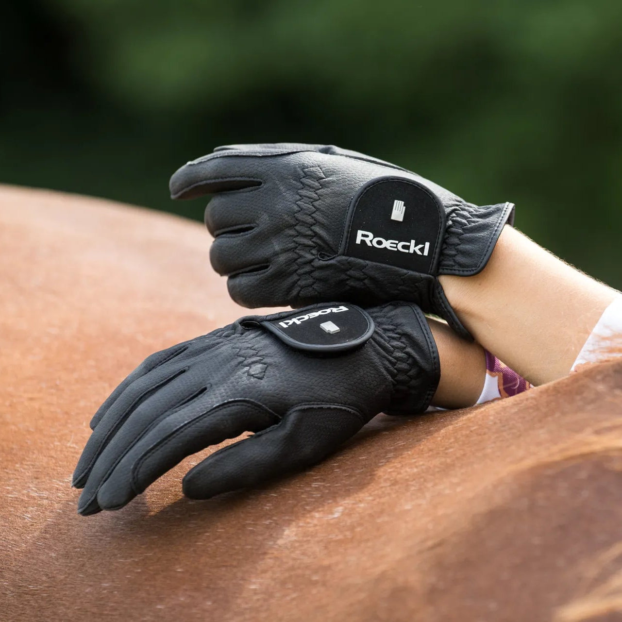 ROECKL ROECK-GRIP PRO Riding Gloves Black: Premium Equestrian Gloves for Optimal Grip & Performance - 7