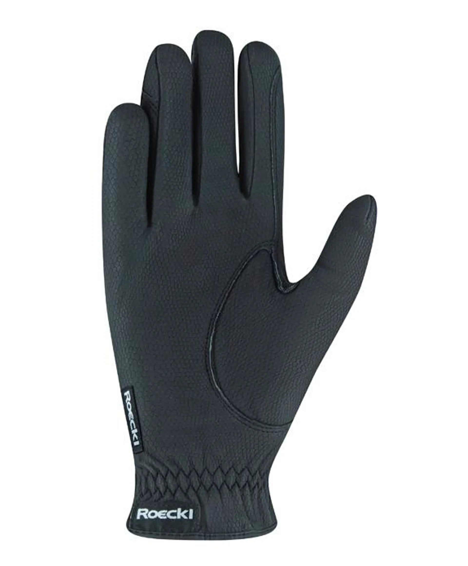 Roeckl Roeck-Grip Pro Black Riding Glove - Premium Equestrian Glove for Optimal Grip & Performance
