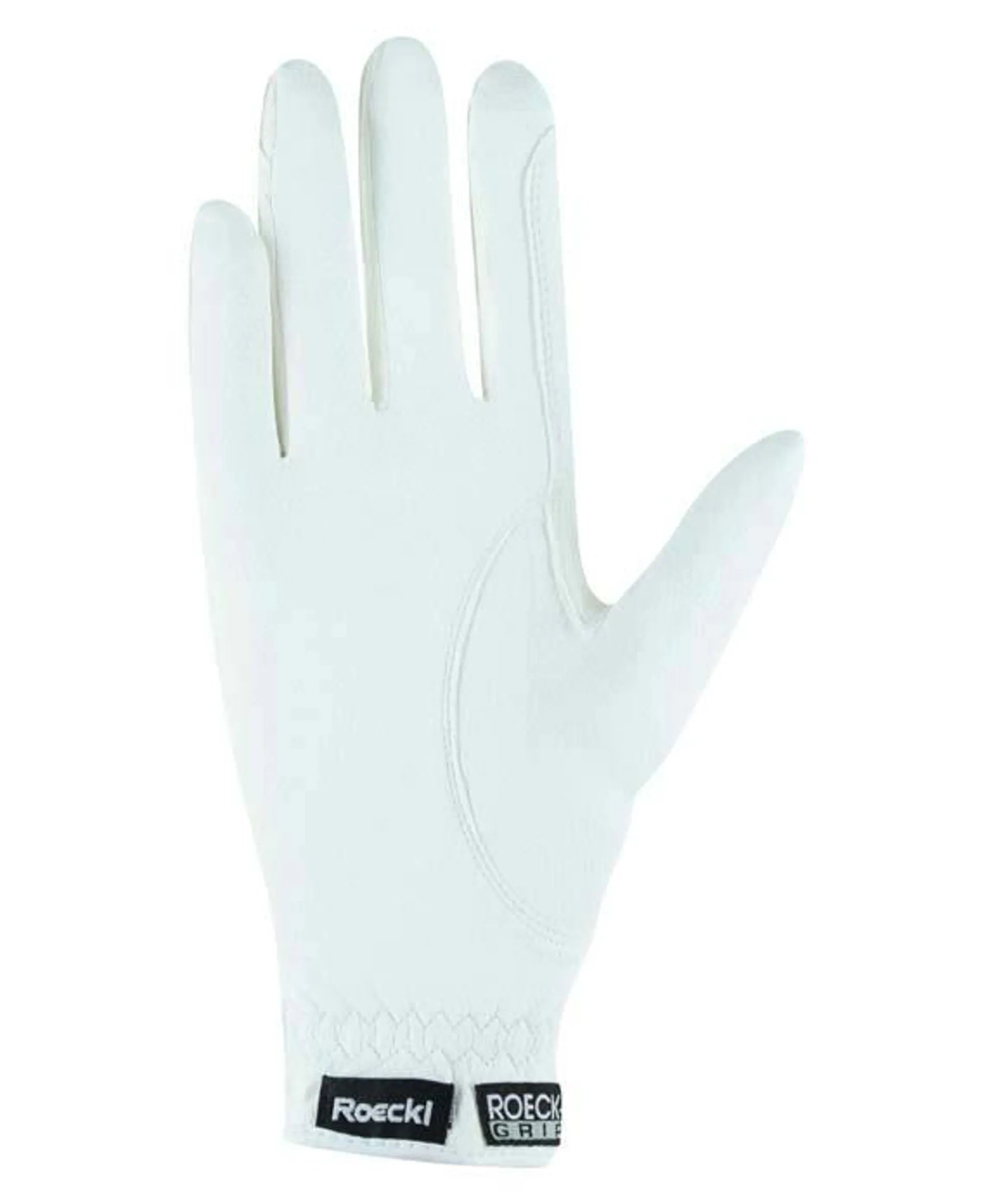 ROECKL ROECK-GRIP White Riding Glove - Premium Equestrian Gear for Enhanced Grip & Performance