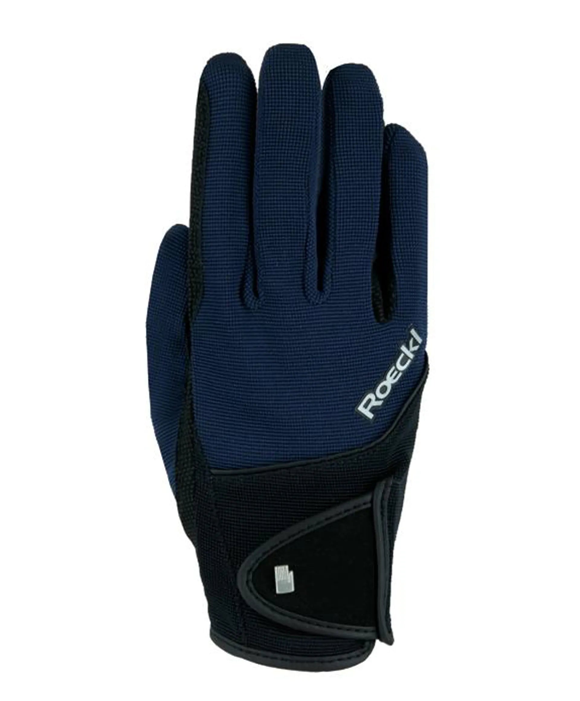 Roeckl Milano Riding Glove - Navy Blue. Premium Equestrian Glove for Comfortable and Secure Grip. Shop Now!