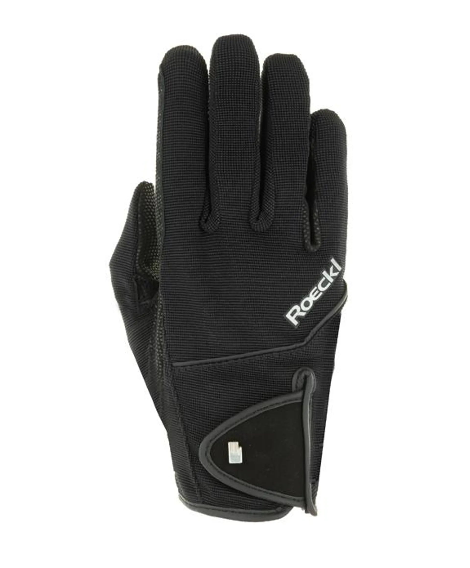 ROECKL Milano Black Riding Gloves - Premium Equestrian Gear | Equiflair
