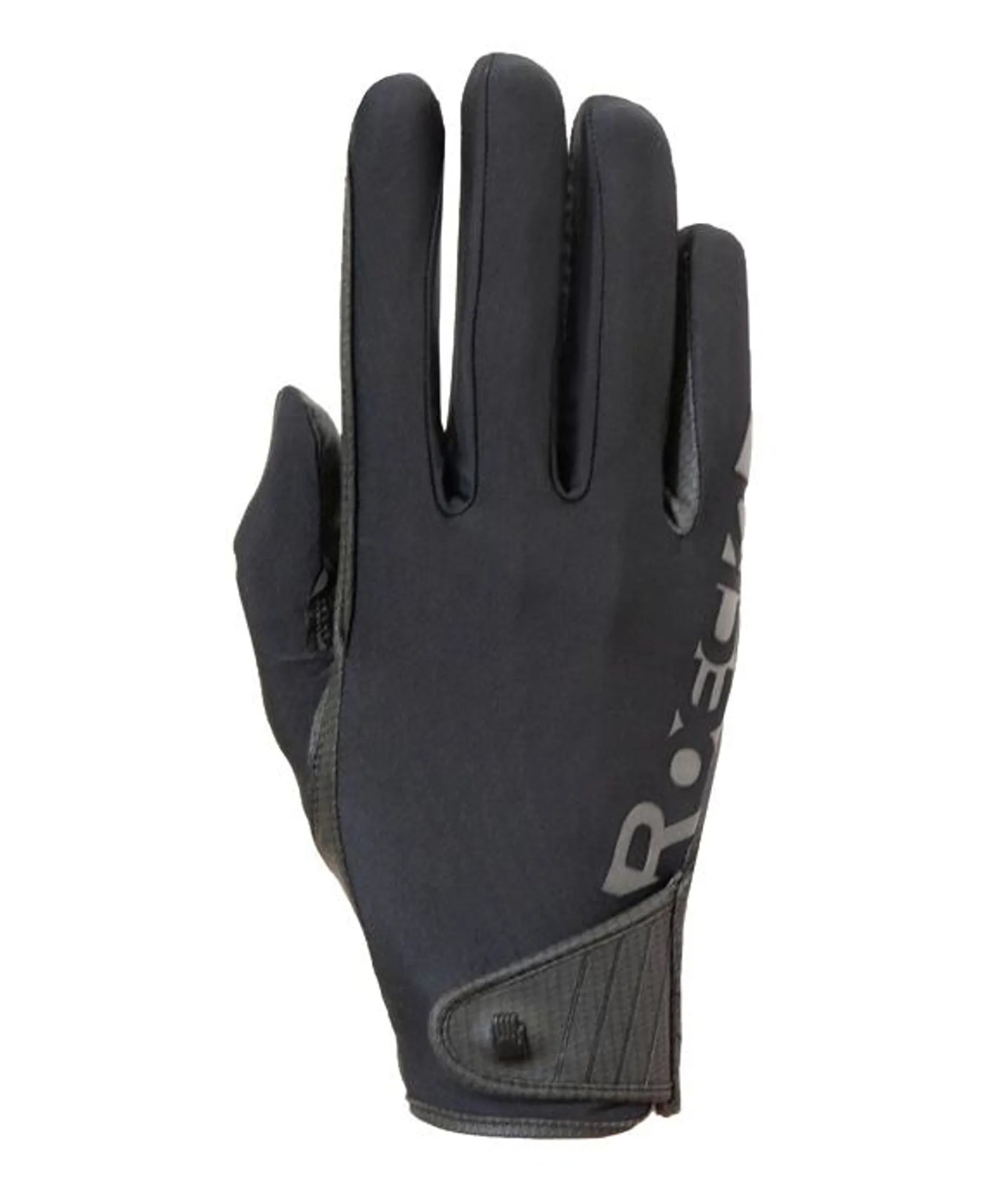 ROECKL Muenster Black Riding Gloves: Breathable, Touchscreen Compatible, Equestrian Gear