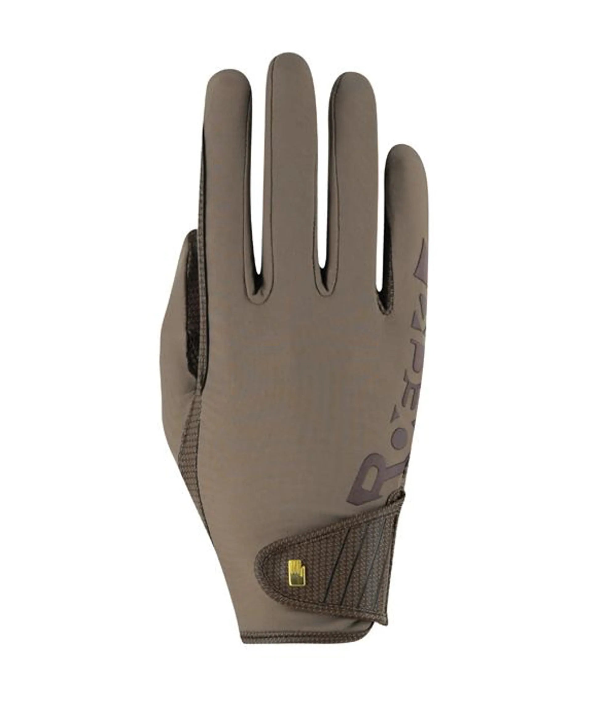Roeckl Muenster Riding Gloves - Dark Taupe Equestrian Summer Glove Touchscreen Compatible Breathable Comfort