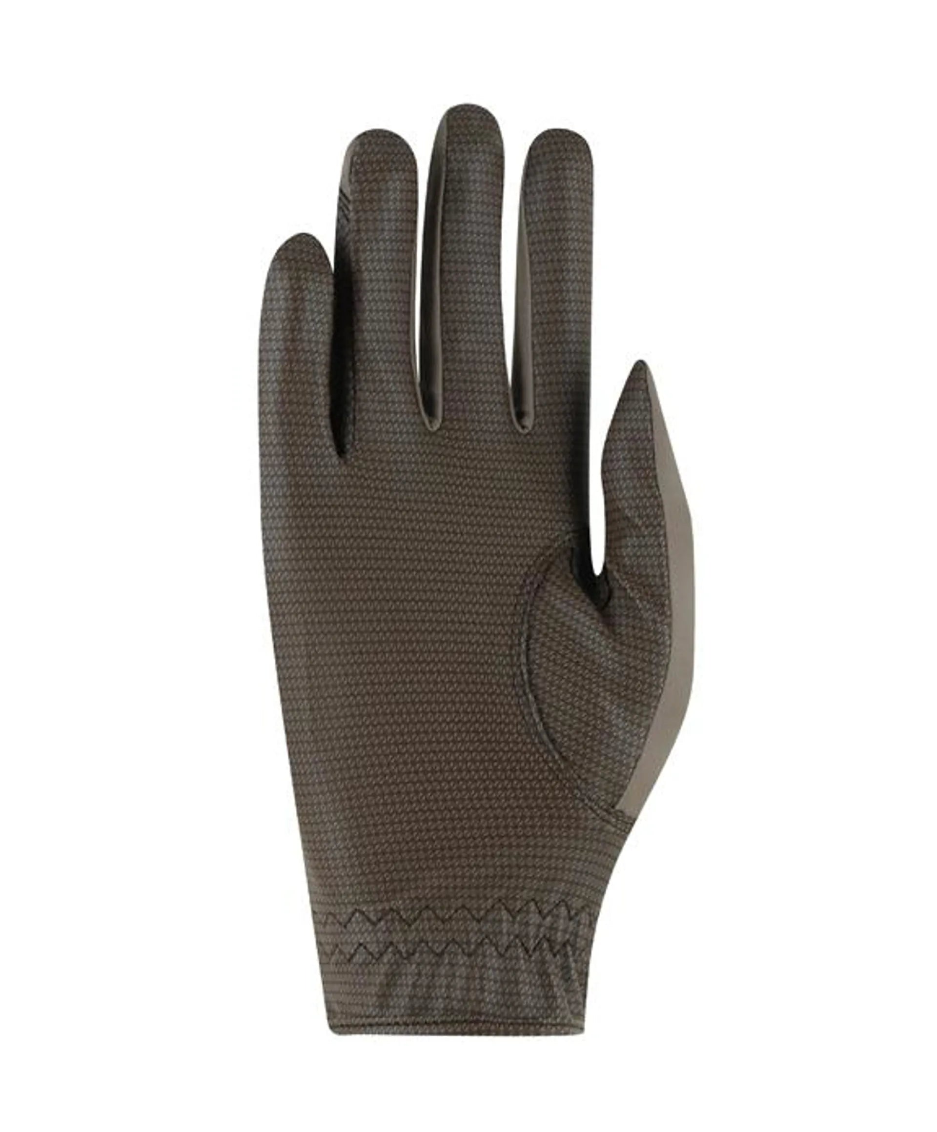 ROECKL MUENSTER Riding Glove - Dark Taupe. Touchscreen Compatible Equestrian Glove for Optimal Performance.