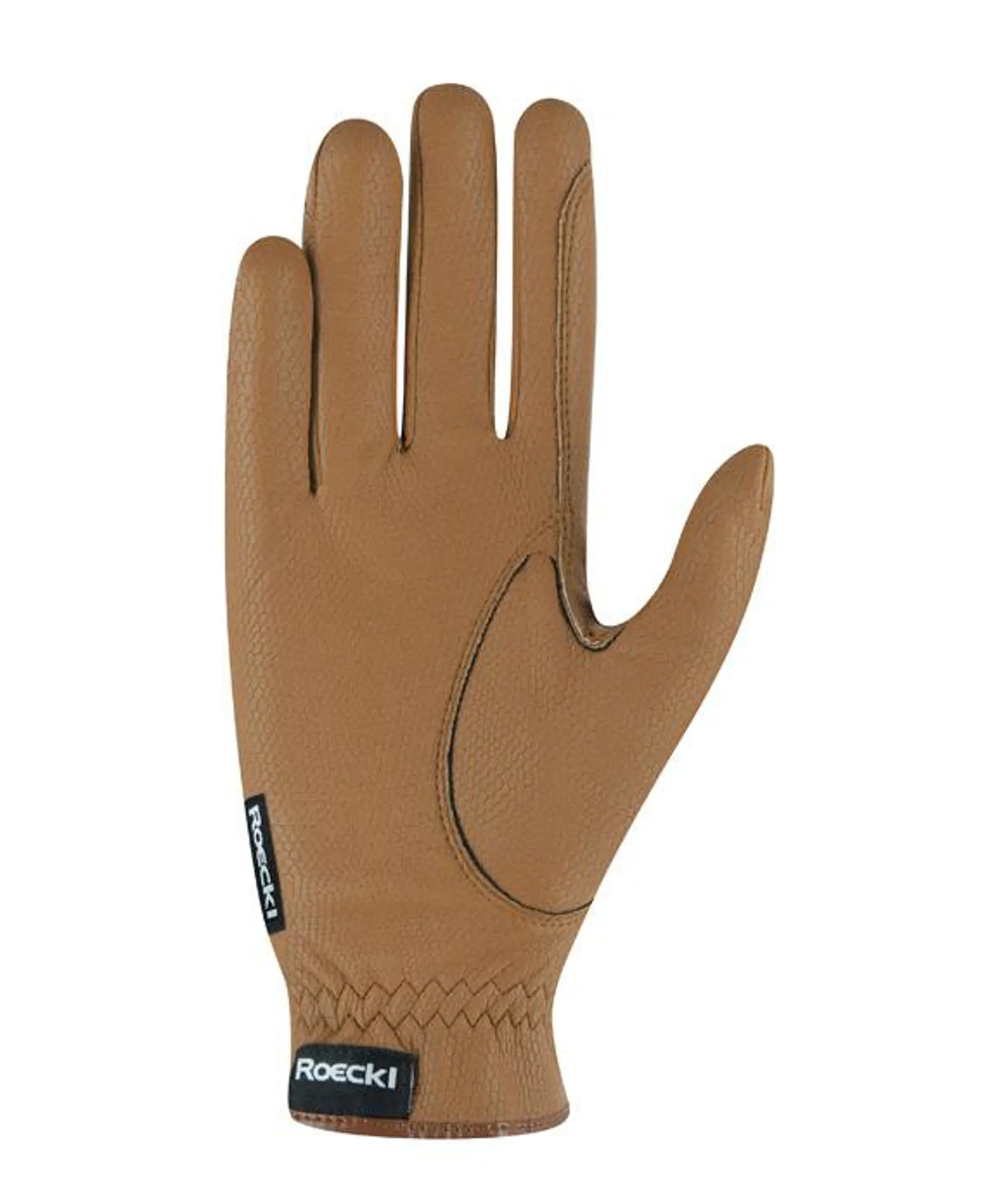 Roeckl ROECK-GRIP Winter Riding Glove - Caramel Leather Equestrian Glove for Cold Weather Riding, Horseback Riding Apparel