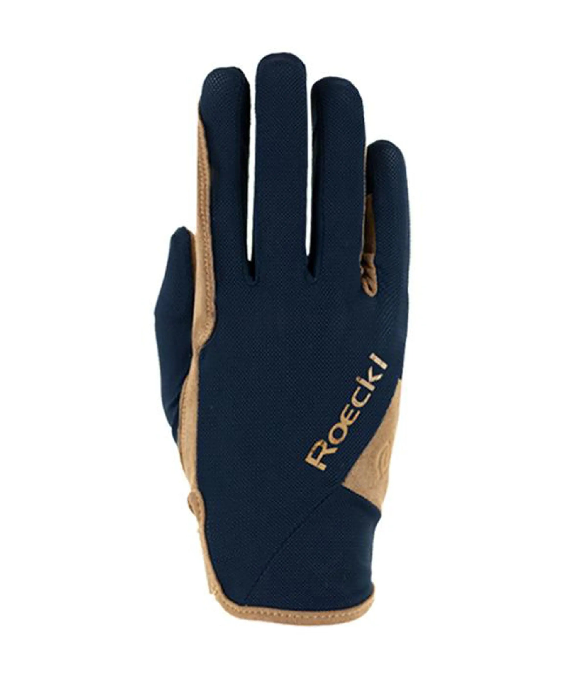 Roeckl Mareno Navy Riding Gloves - Summer Equestrian Gloves, Eco Friendly Riding Apparel