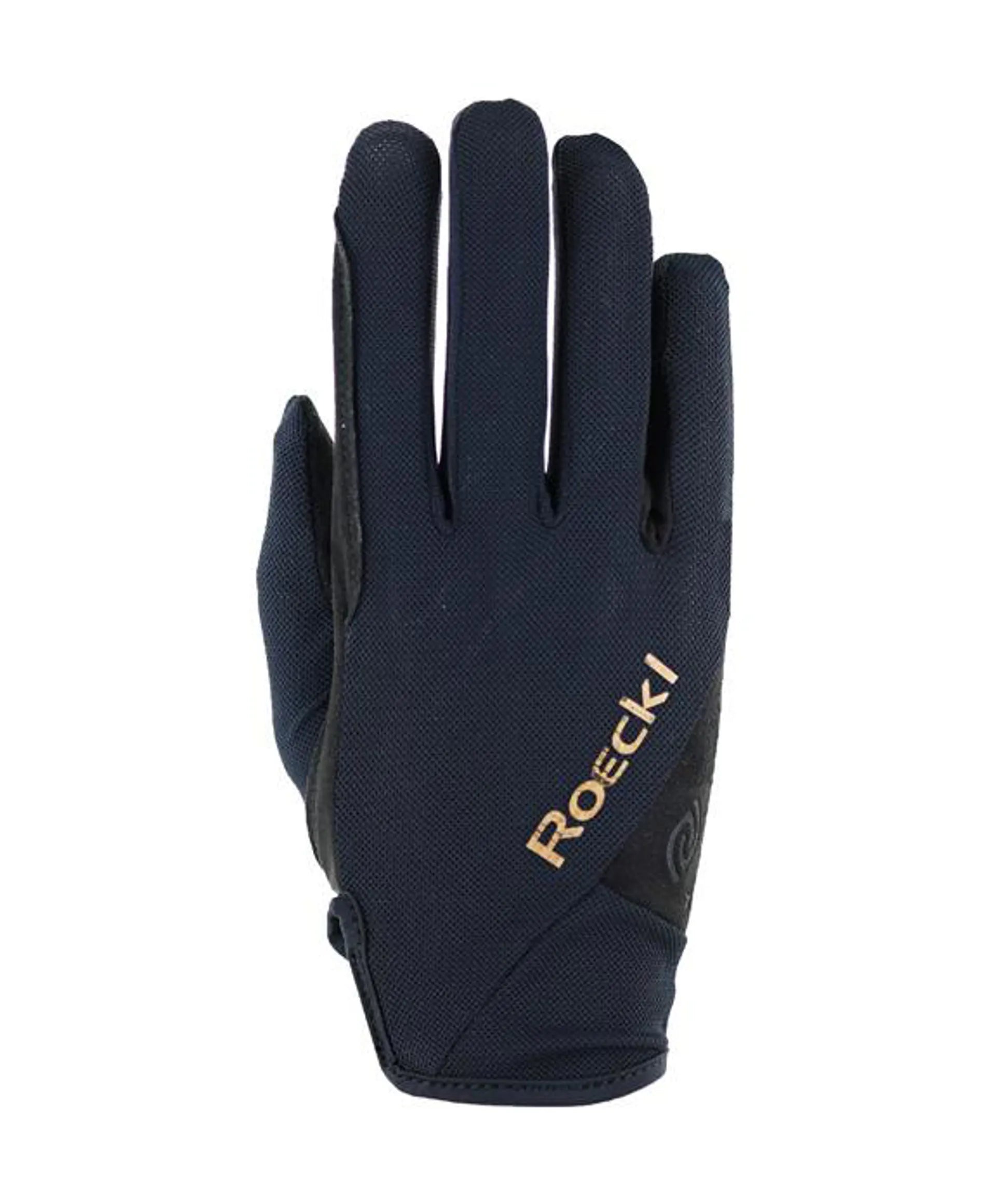 ROECKL Mareno Black Riding Glove | Equestrian Gloves for Women | Comfort & Grip