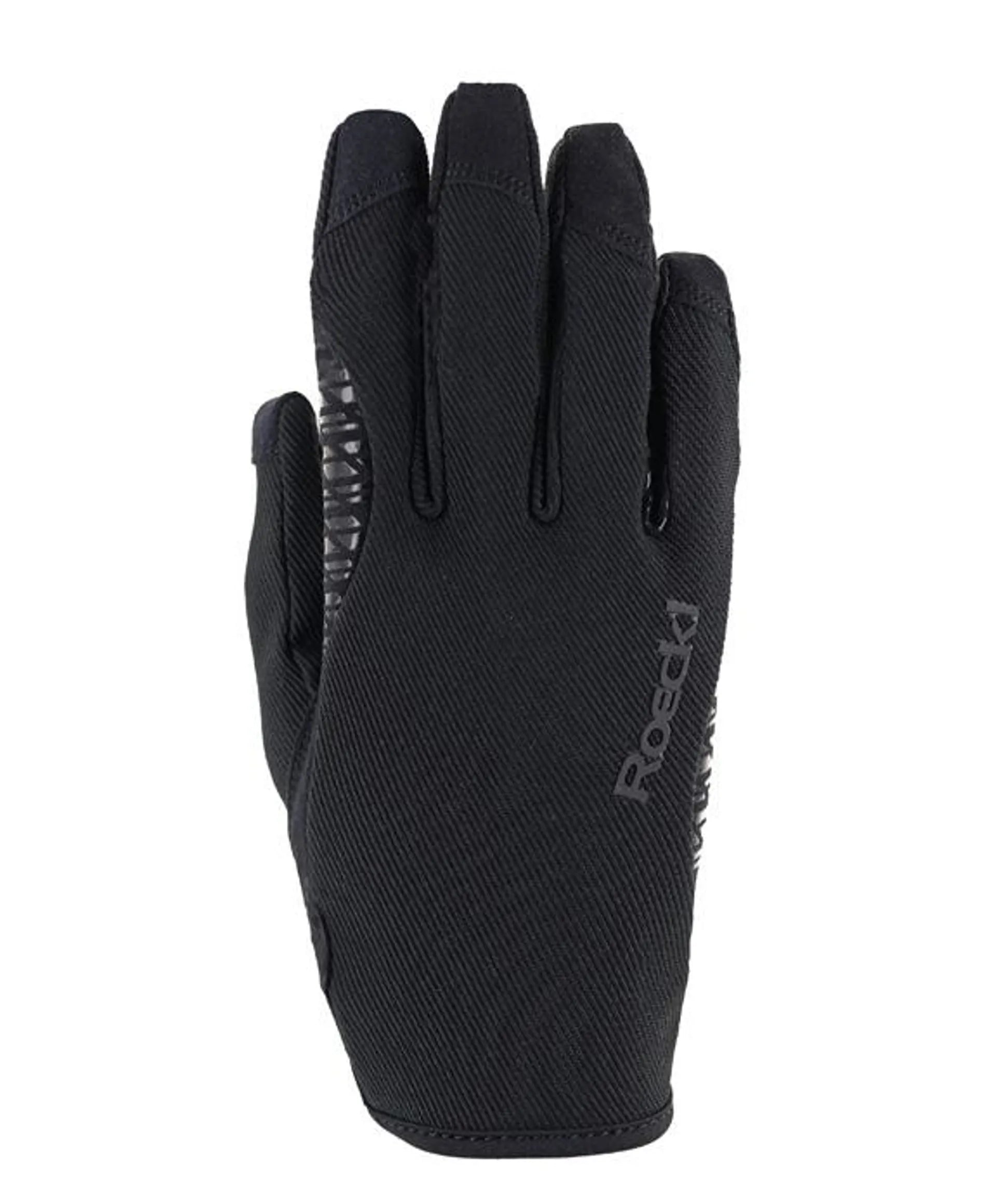 ROECKL MANS Unisex Riding Glove Black: Durable, Touchscreen Compatible Equestrian Glove