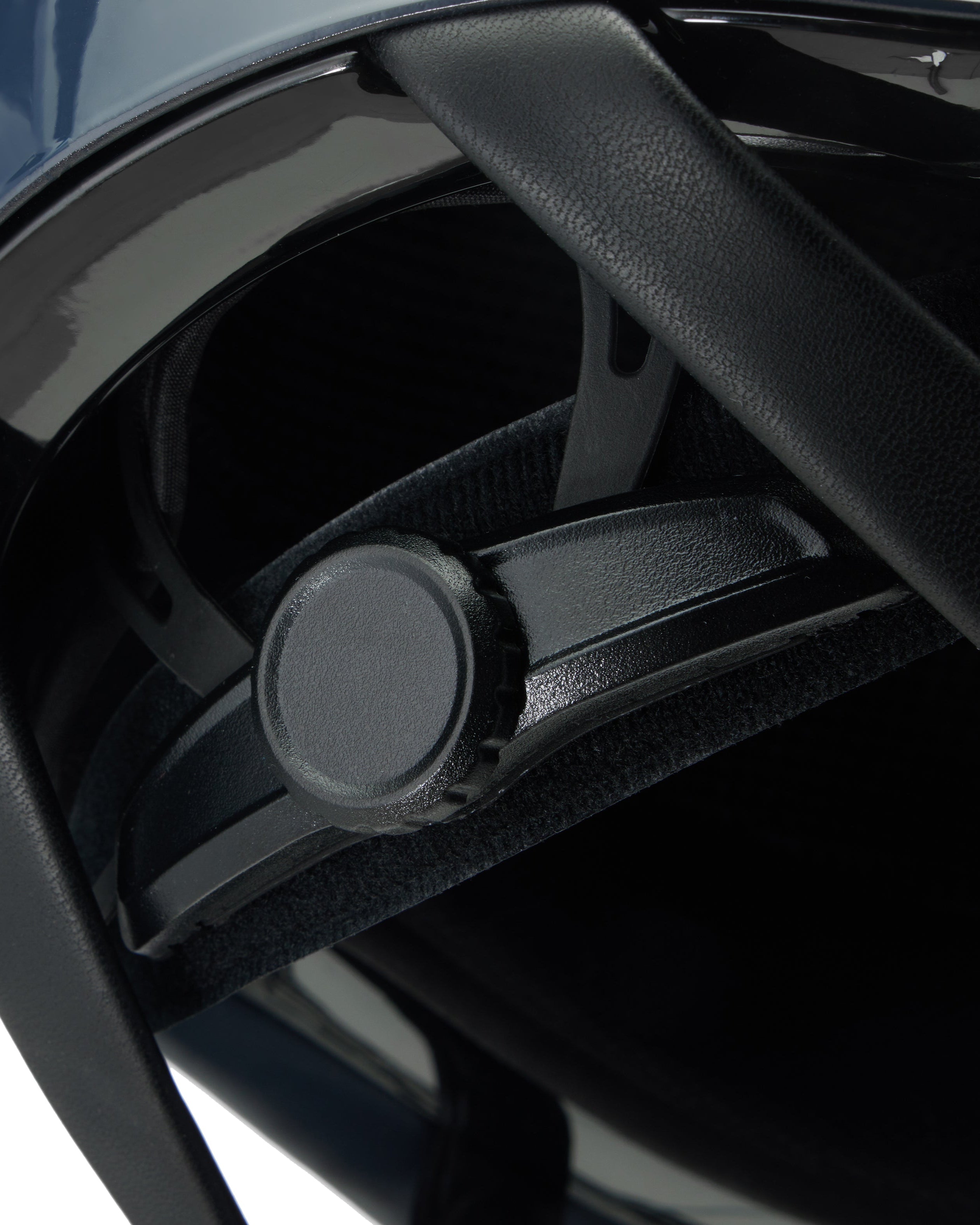 CHARLES OWEN KYLO EQX Navy/Silver Helmet - Inside View, Dial Fit System, Riding Helmet, Equestrian Safety