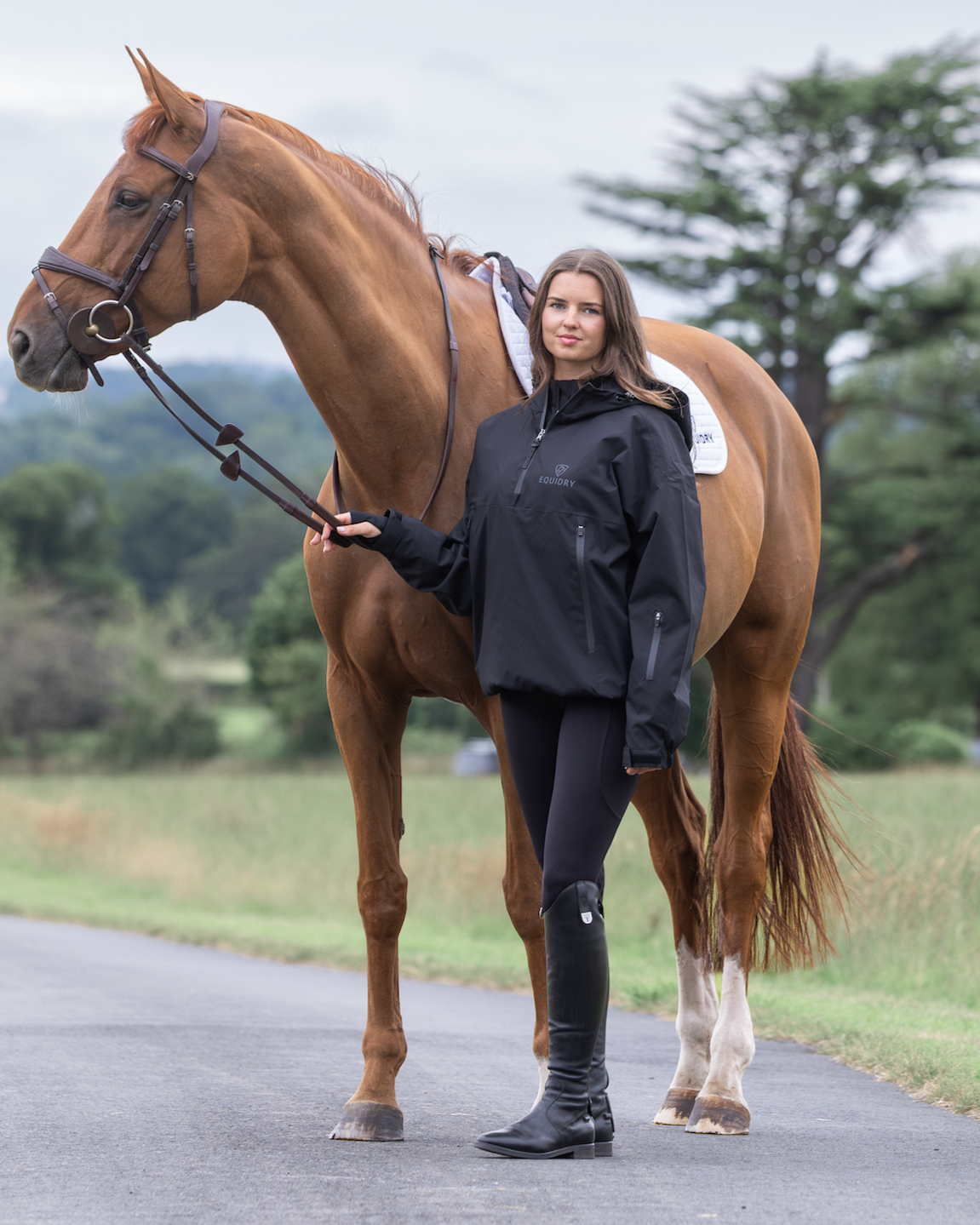 EQUIDRY Women's Storm Smock Black