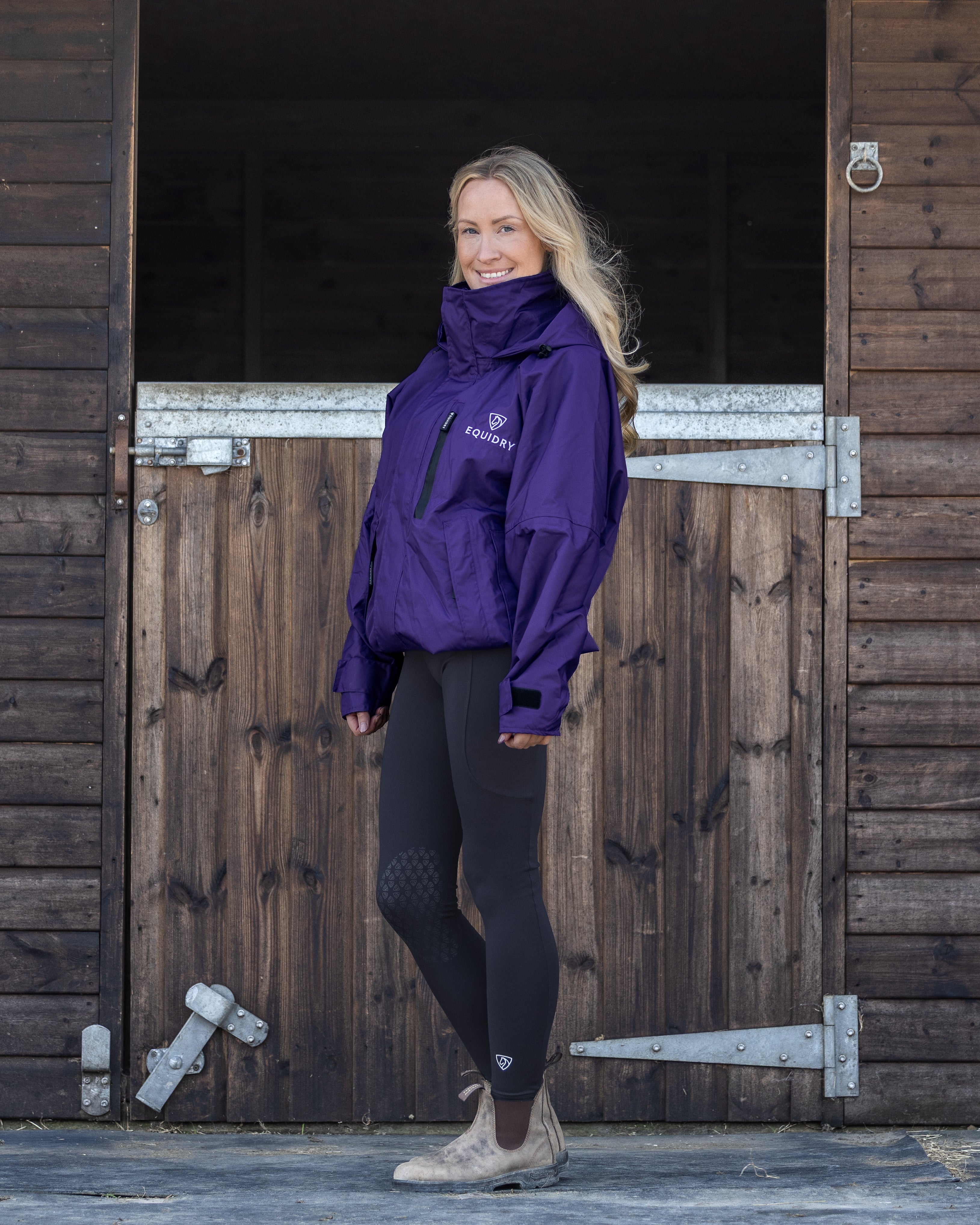 EQUIDRY Shortie Mac Women's Mesh Lining Purple