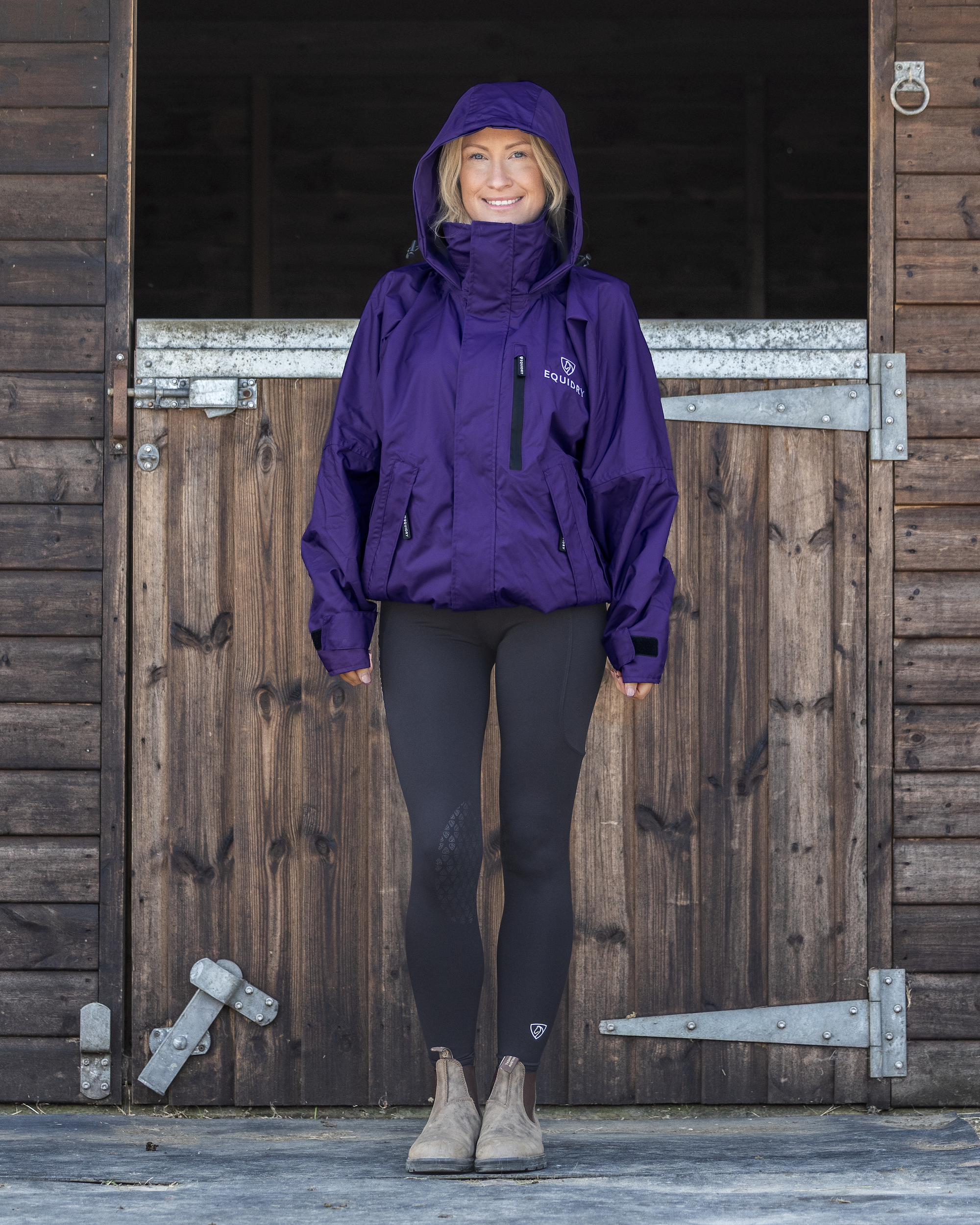 EQUIDRY Shortie Mac Women's Mesh Lining Purple