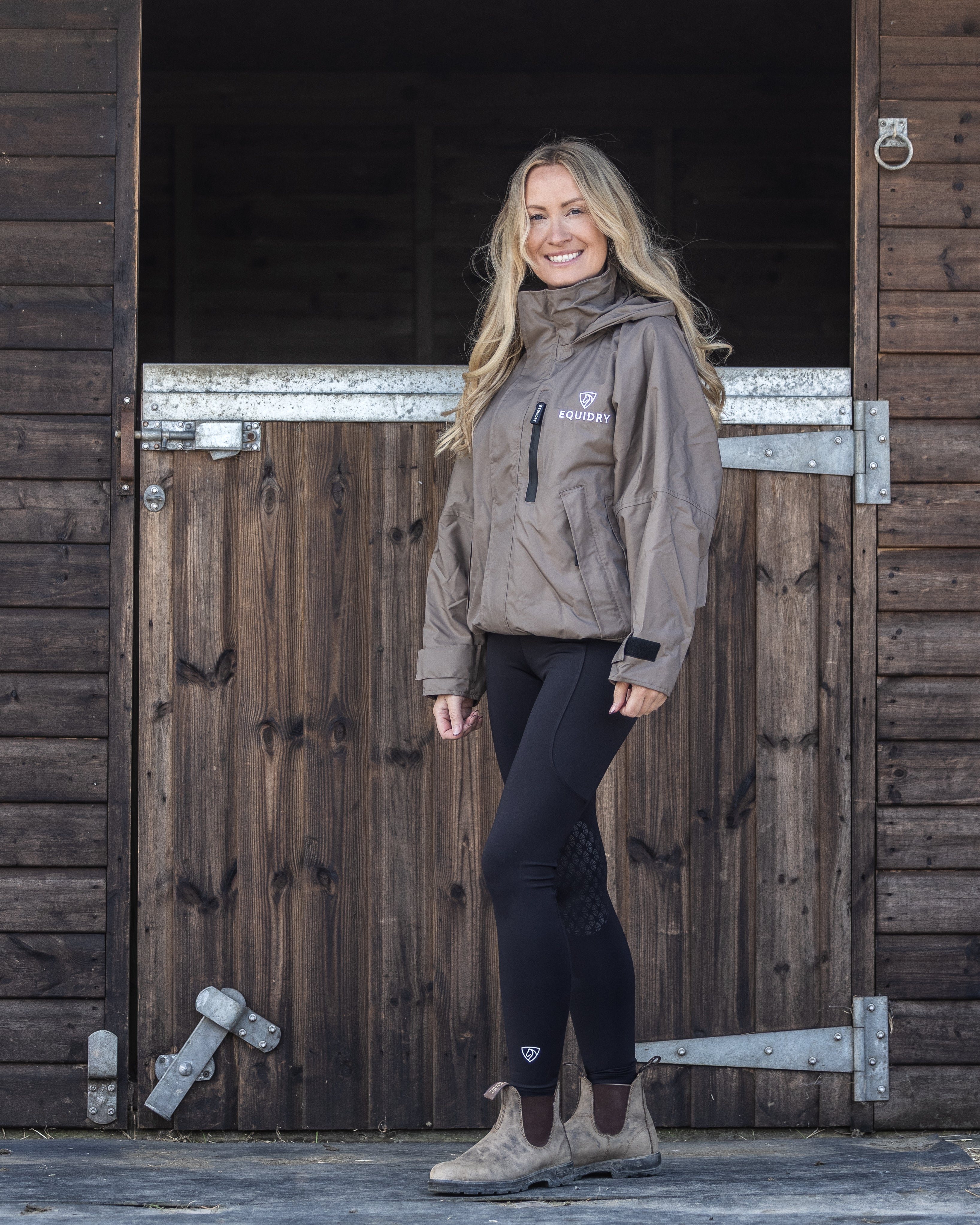 EQUIDRY Shortie Mac Women's Mesh Lining Taupe