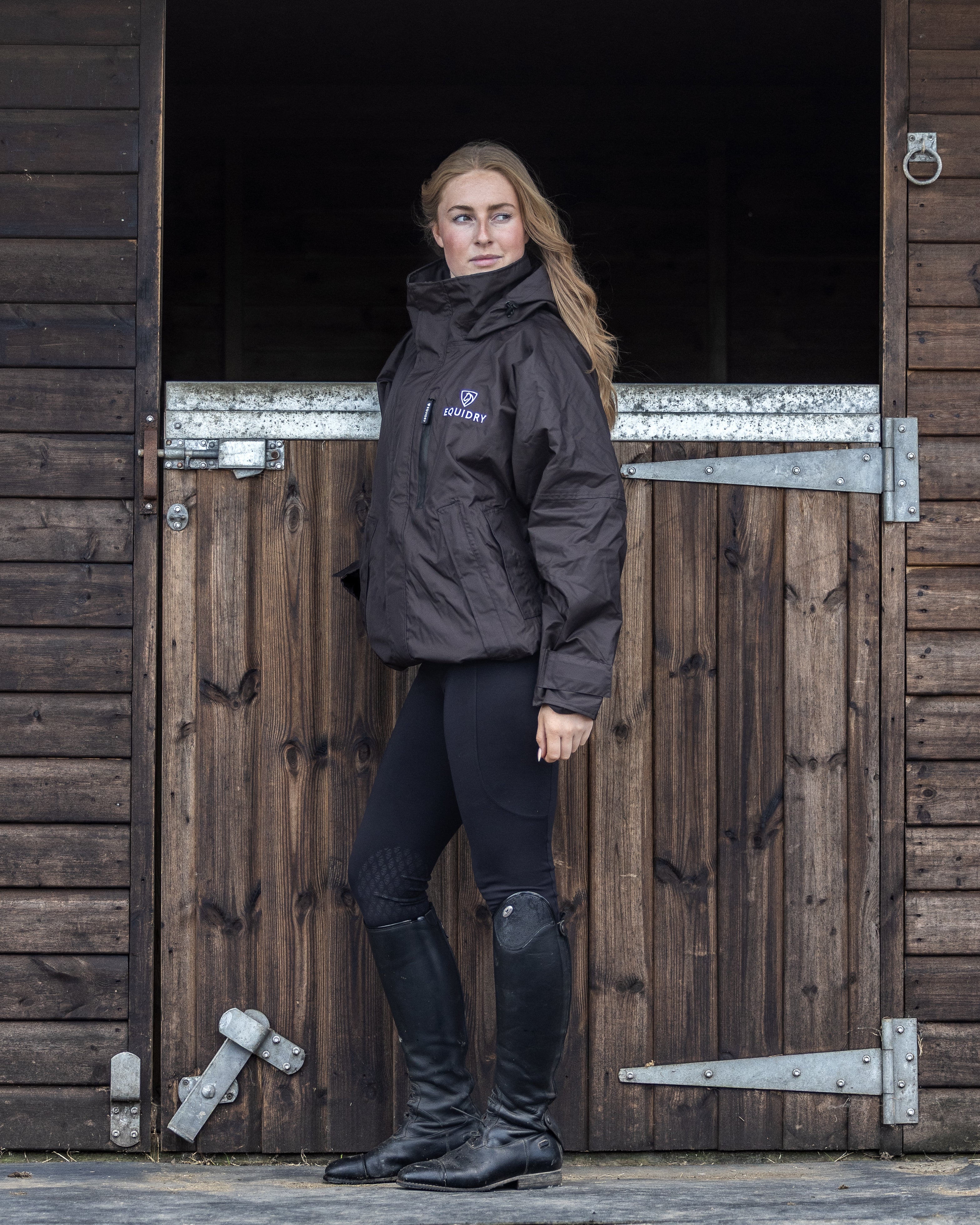 EQUIDRY Shortie Mac Women's Mesh Lining Brown