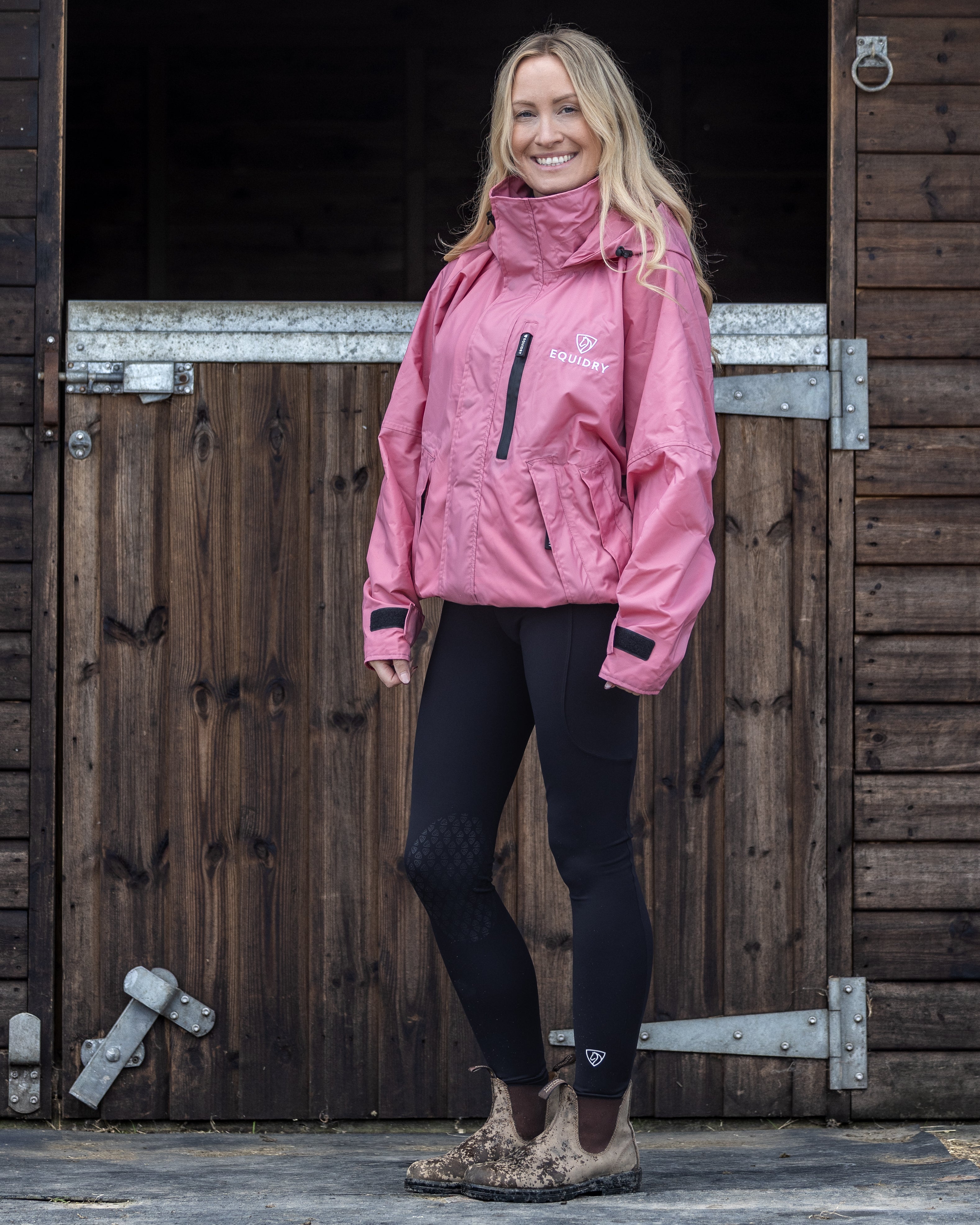 EQUIDRY Shortie Mac Women's Mesh Lining Dusky Pink