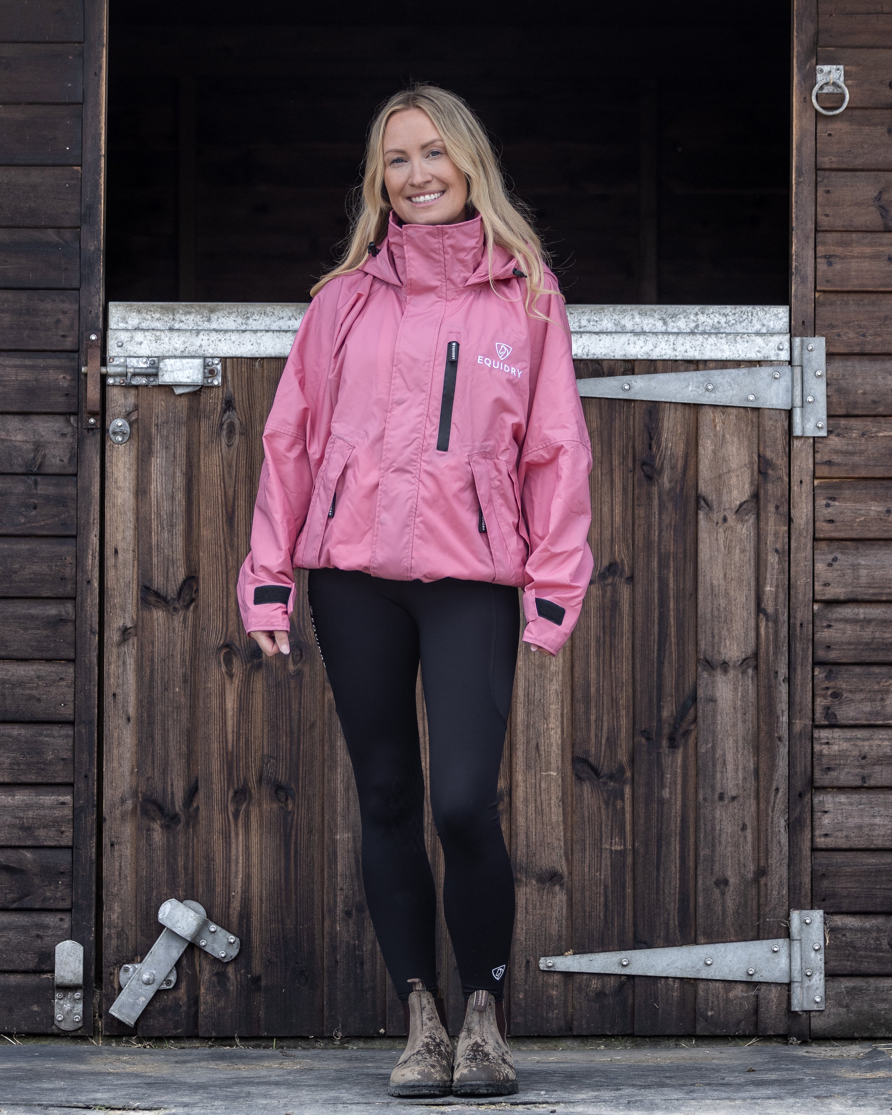 EQUIDRY Shortie Mac Women's Mesh Lining Dusky Pink