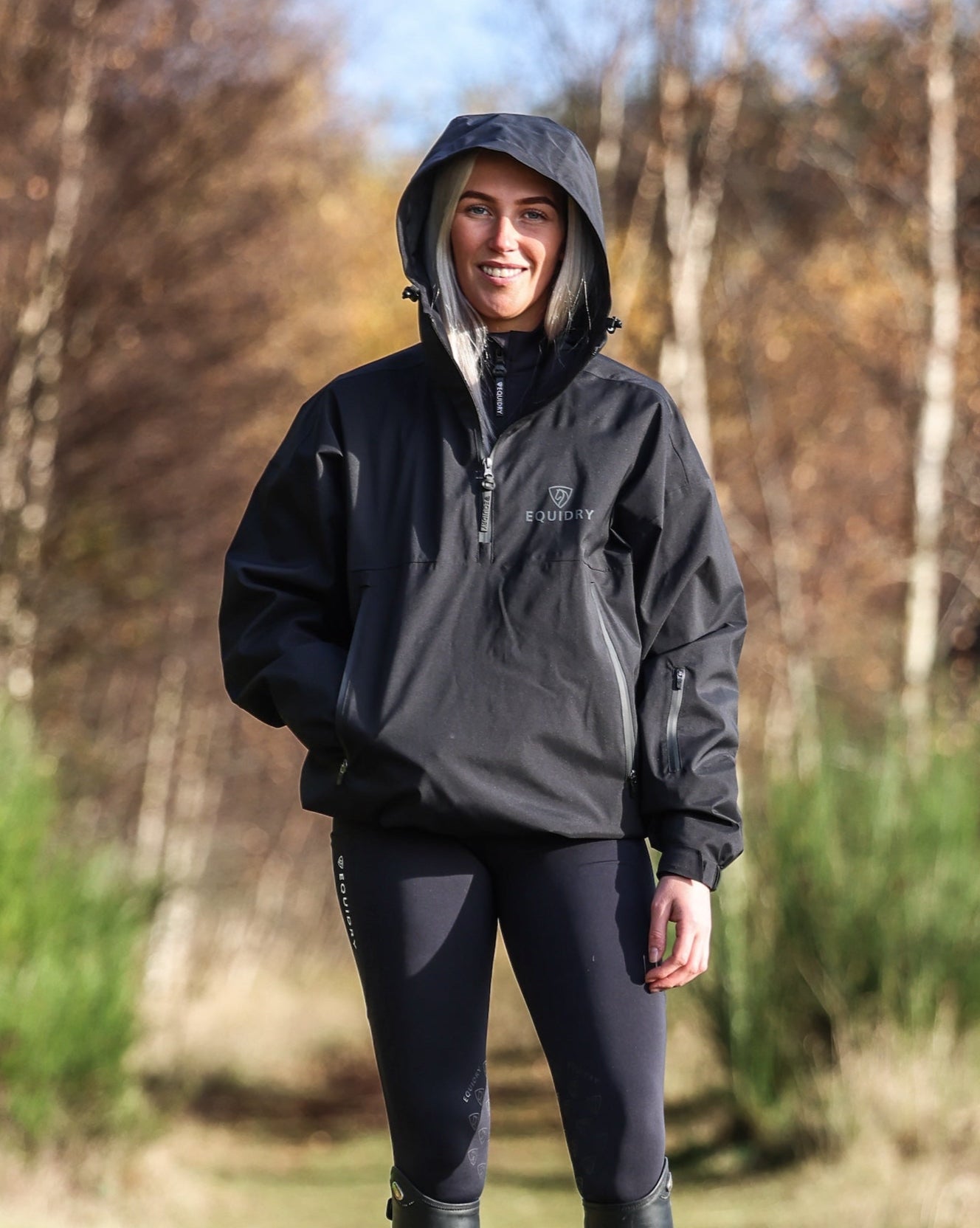 EQUIDRY Women's Storm Smock Black
