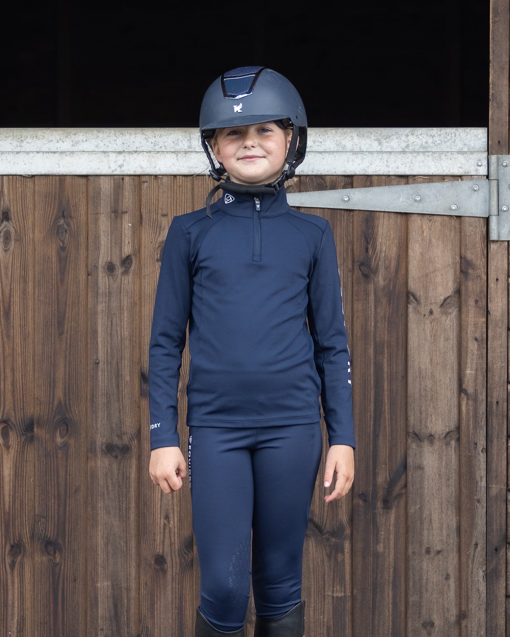 Equestrian Riding Gear: Kids Equidry Base Layer - Water Repellent