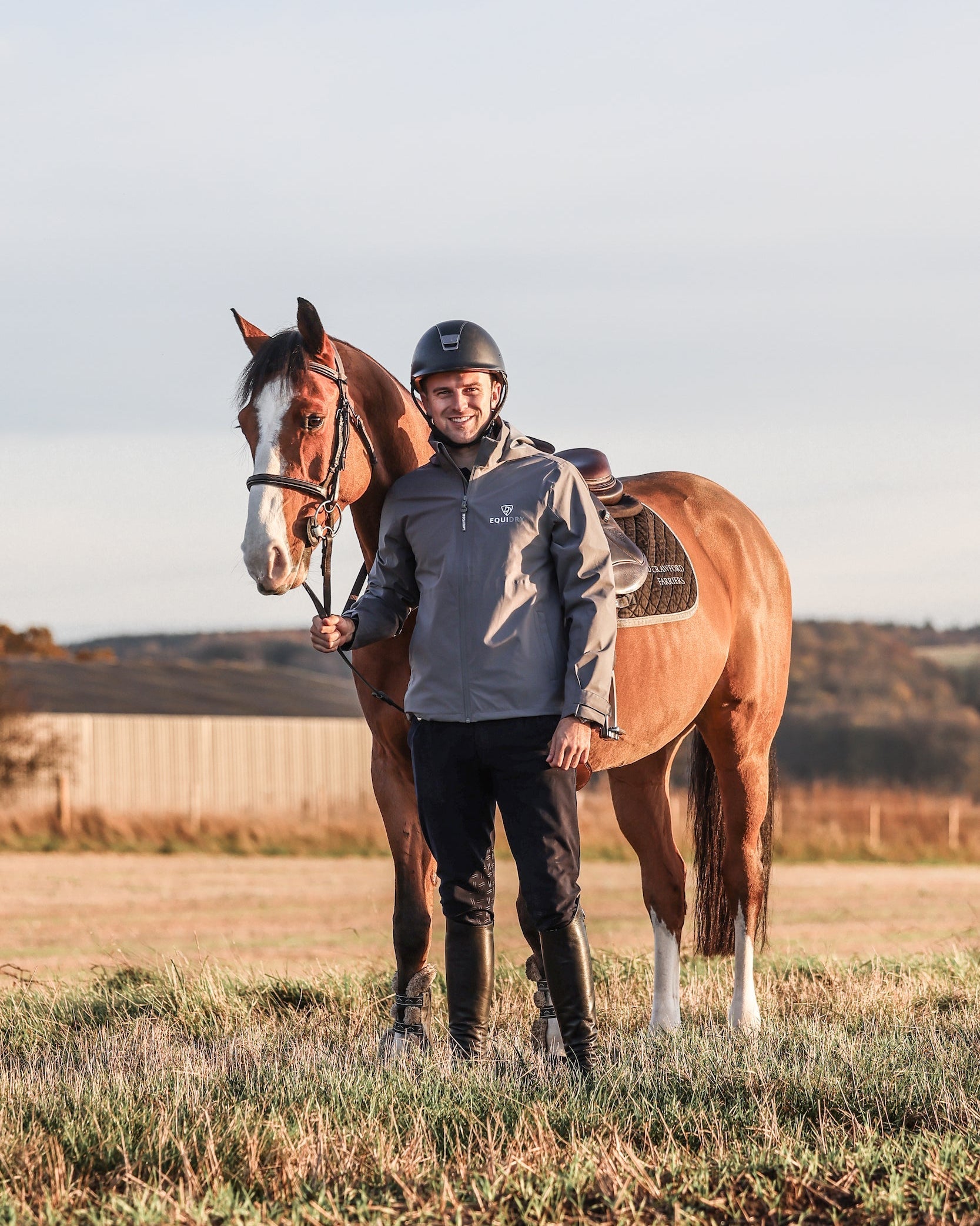 EQUIDRY Nimbus Pack Away Jacket Men's Grey