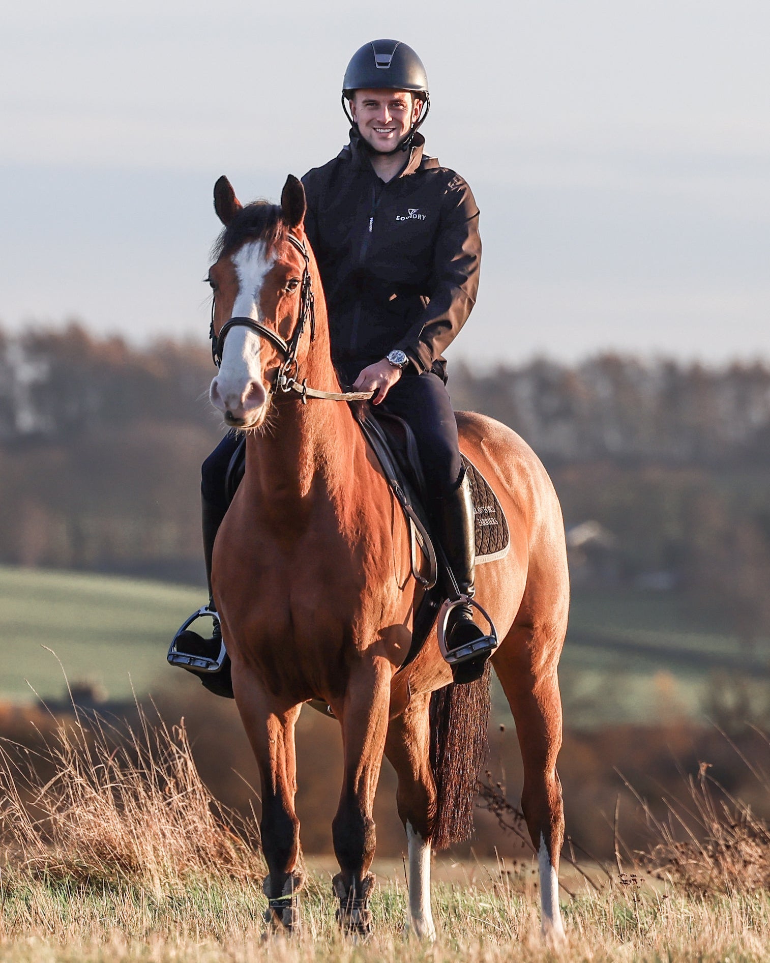 EQUIDRY Nimbus Pack Away Jacket Men's Black