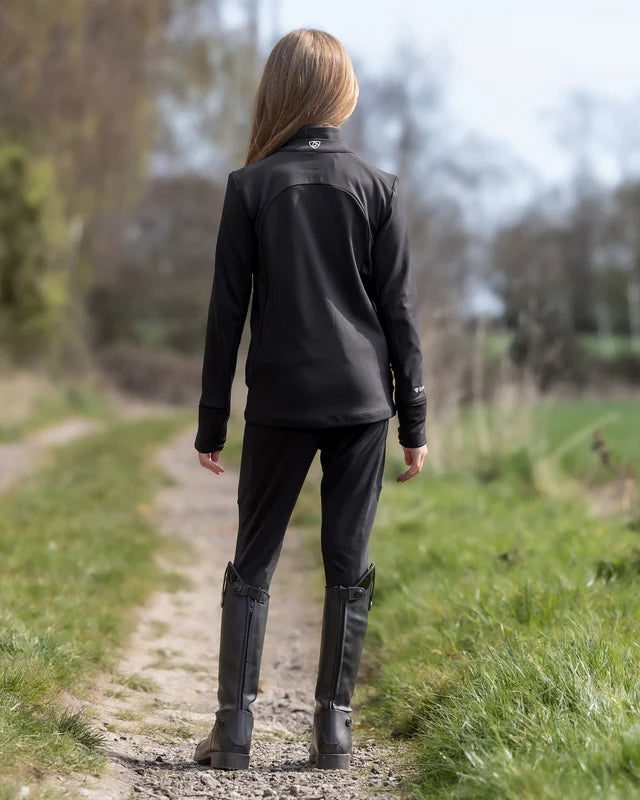 EQUIDRY Water Repellent Leggings Children's Brown/White