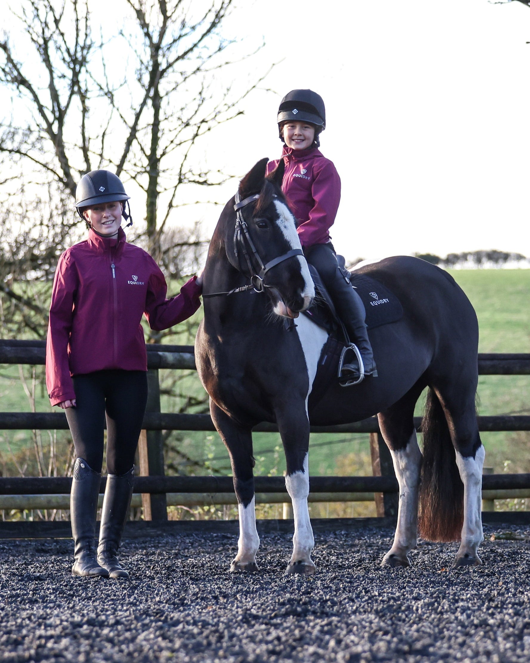 EQUIDRY Nimbus Waterproof Pack Away Jacket Women's Plum