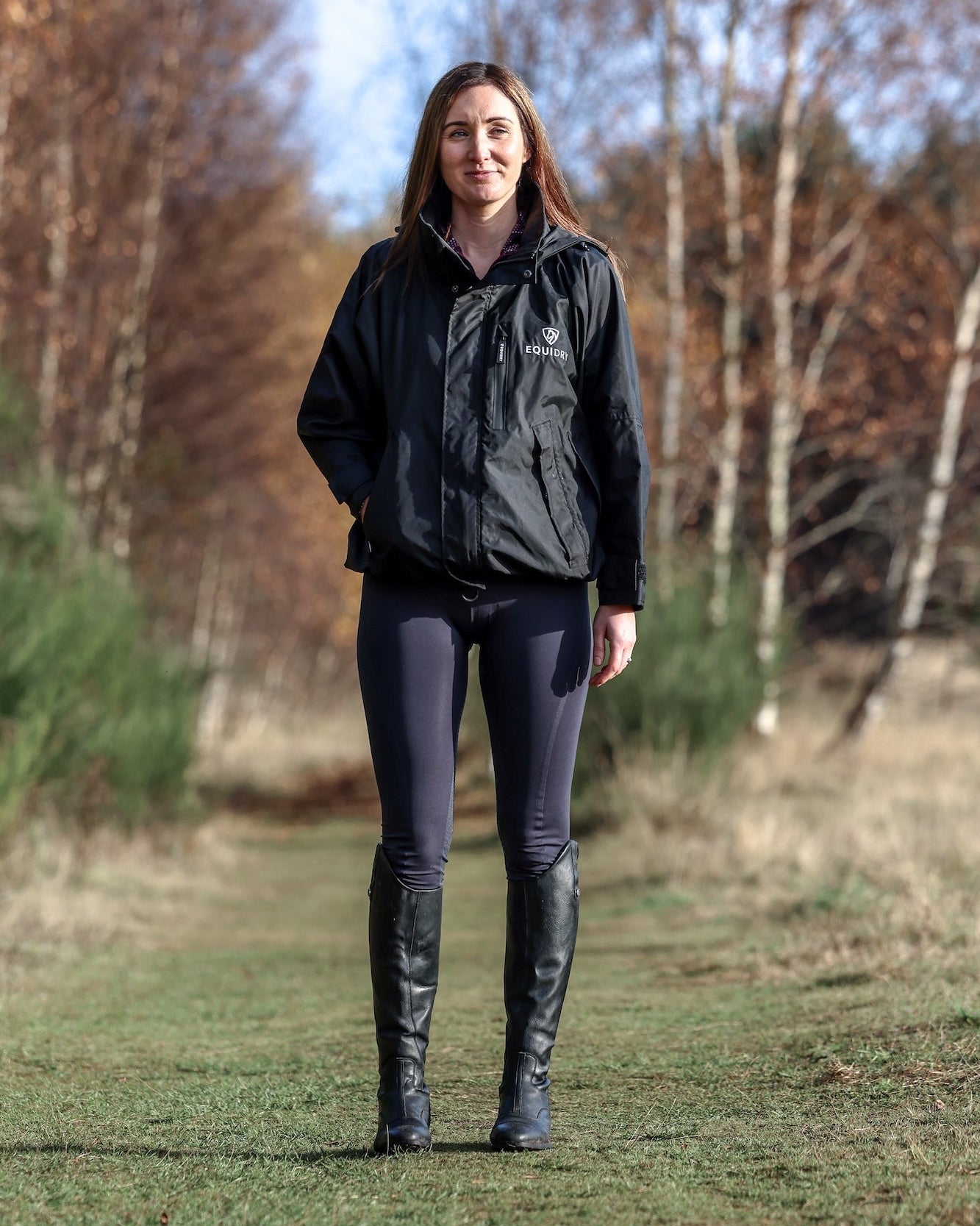 EQUIDRY Shortie Mac Women's Mesh Lining Black