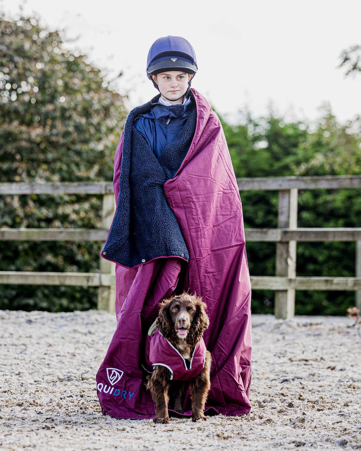 EQUIDRY Equi blanket Plum & Navy