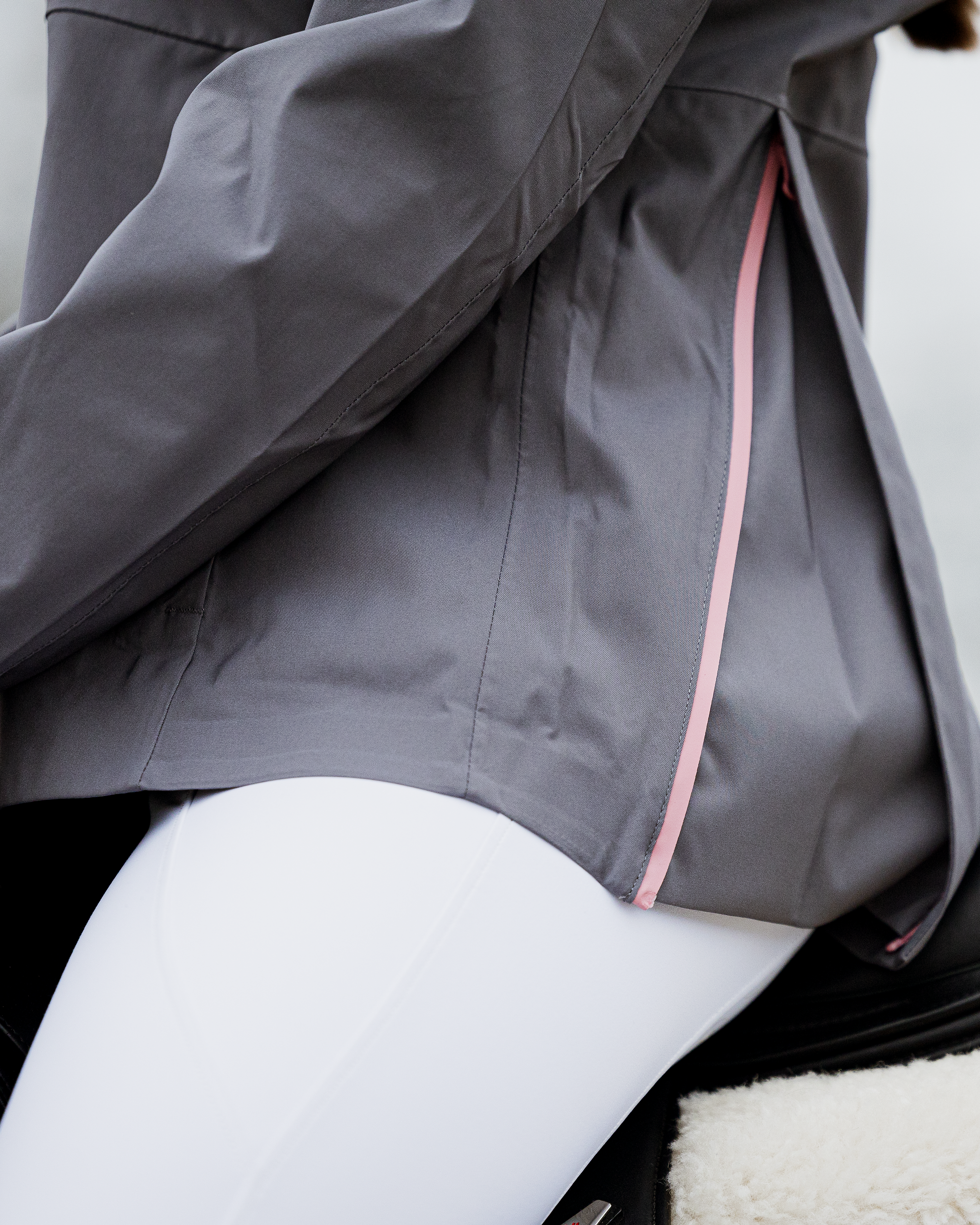 EQUIDRY Varsha Waterproof Riding Jacket Women's Grey