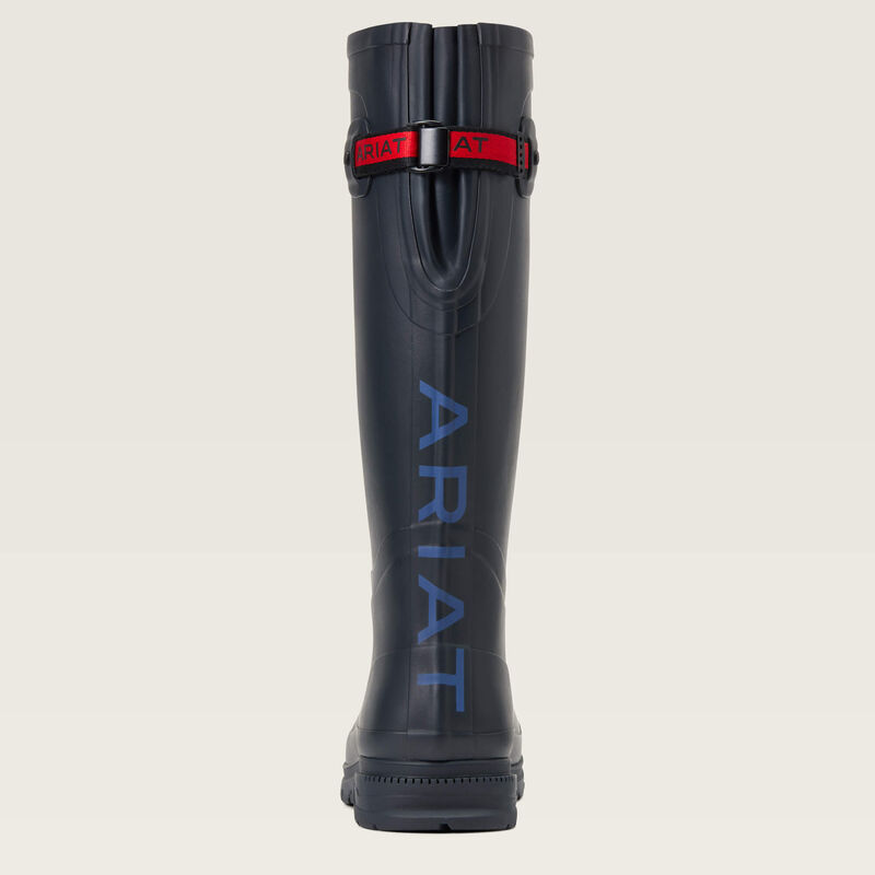 ARIAT Women's Kelmarsh Navy Rubber Boot - Waterproof Wellington Boots for Women