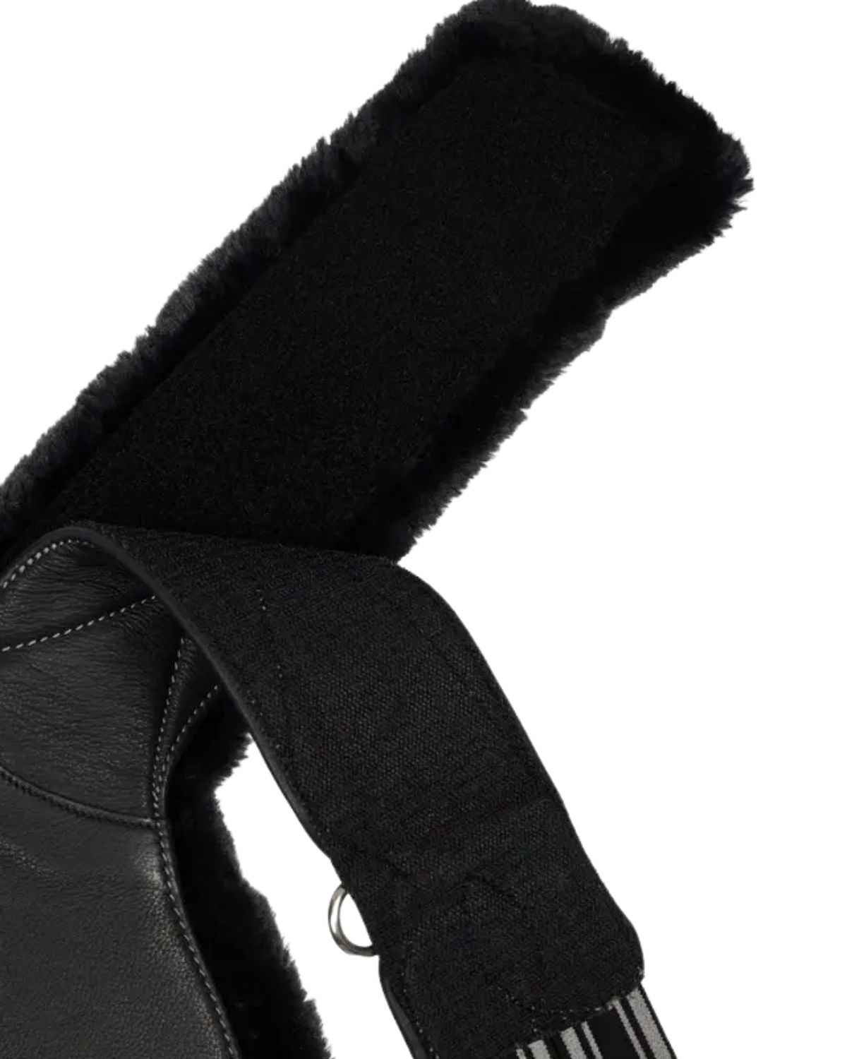 LeMieux Arika Simuwool Contoured Long Stud Girth Black
