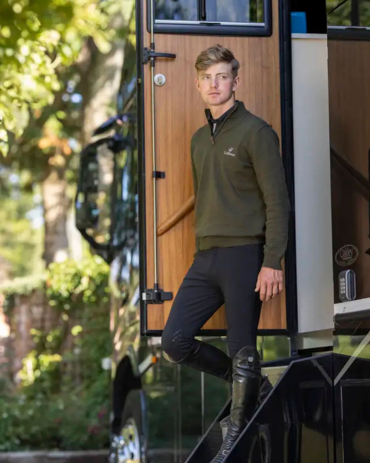 LeMieux Mens Breeches Black Equiflair: Stylish Equestrian Riding Apparel