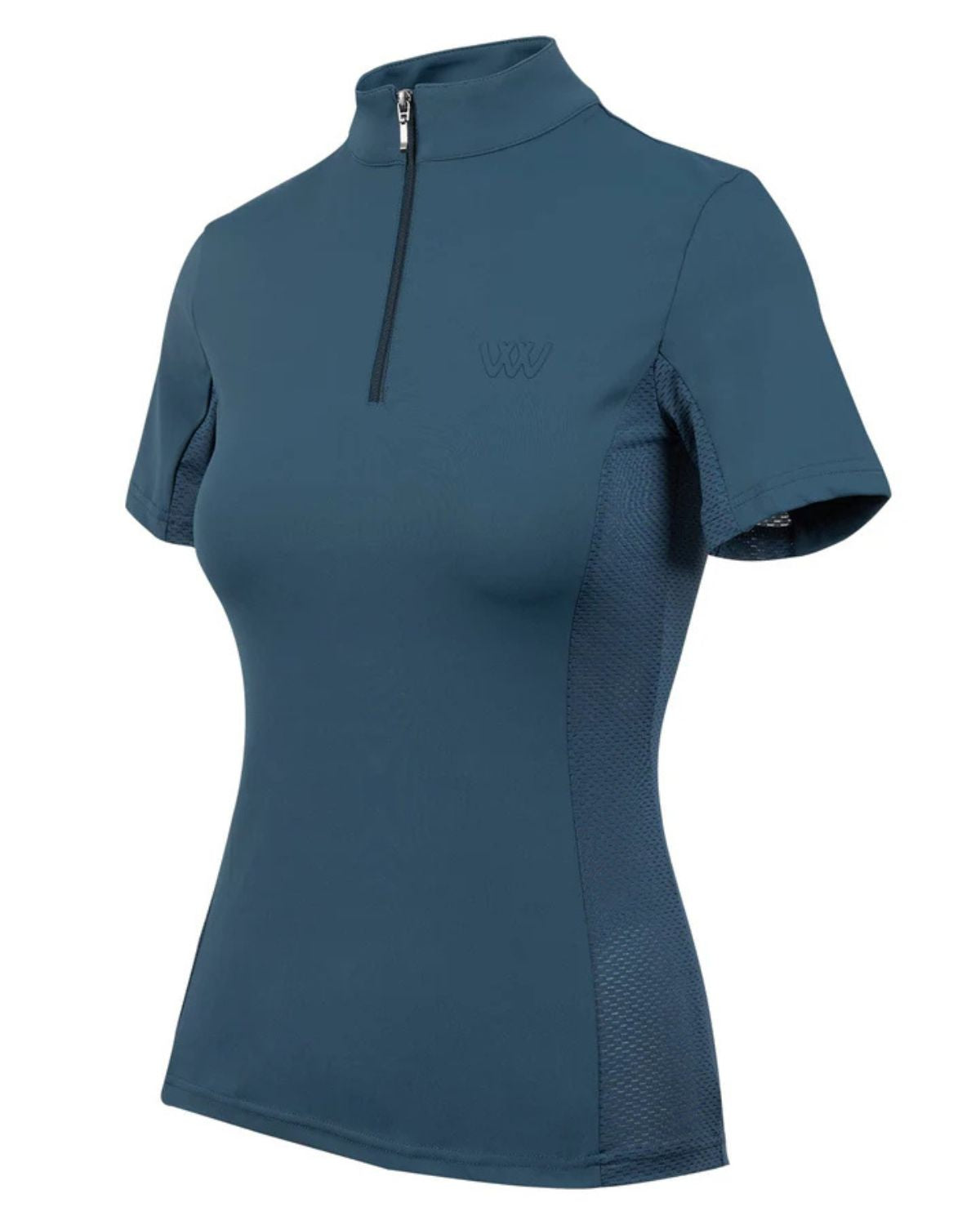 Woof Wear Short Sleeve Tech Riding Shirt - Petrol Blue | Equestrian Apparel