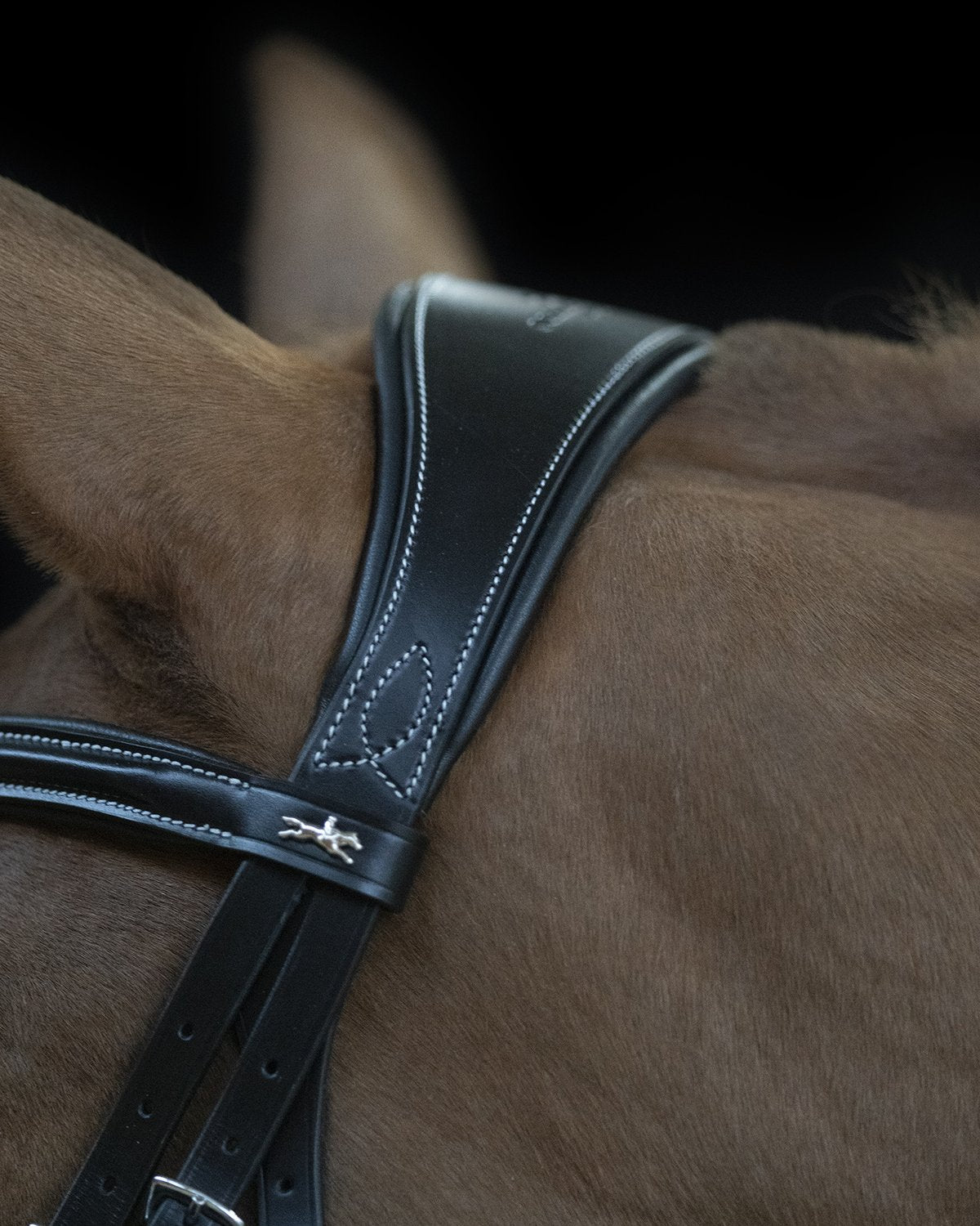 Schockemohle Bridle Monza F black/cream/silver