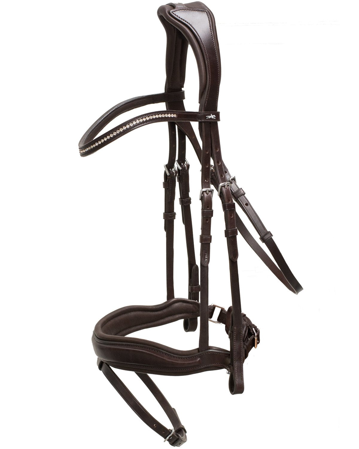 Schockemohle Bridle Stanford espresso/silver