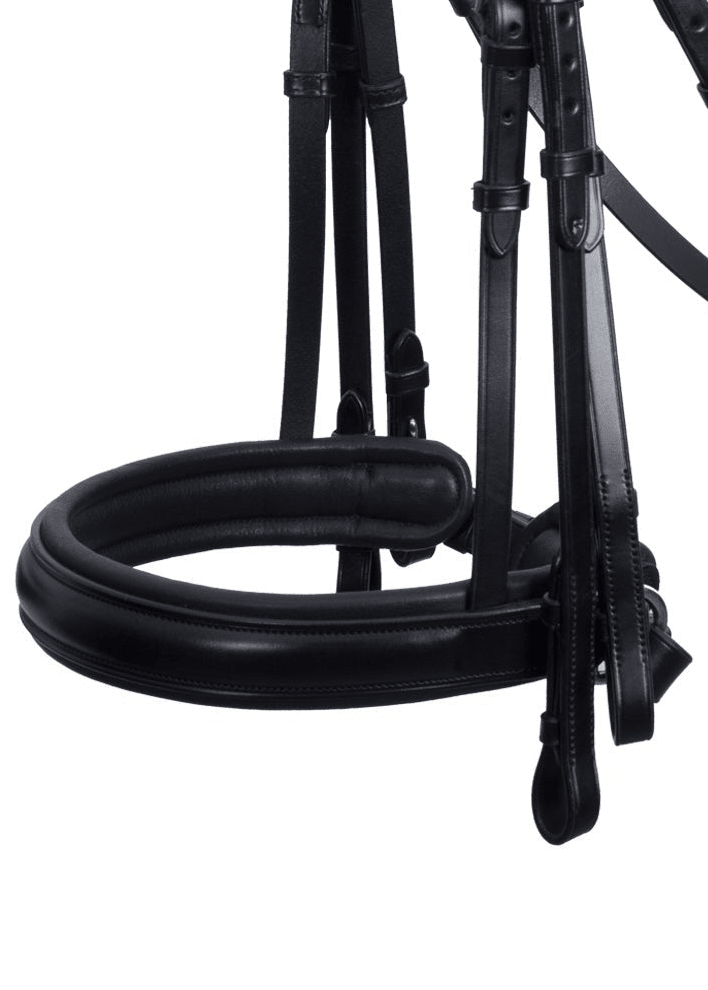 Schockemohle Barcelona Double Bridle Black/Silver | Equiflair