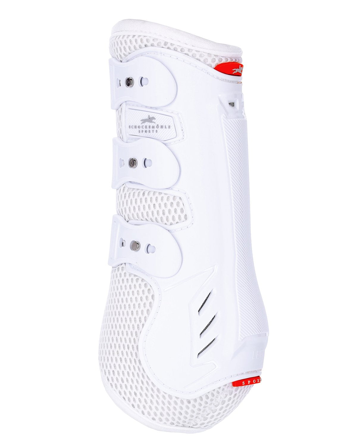 SCHOCKEMOHLE AIR FLOW Dressage Front Boots - White Horse Boots - Equestrian Leg Protection