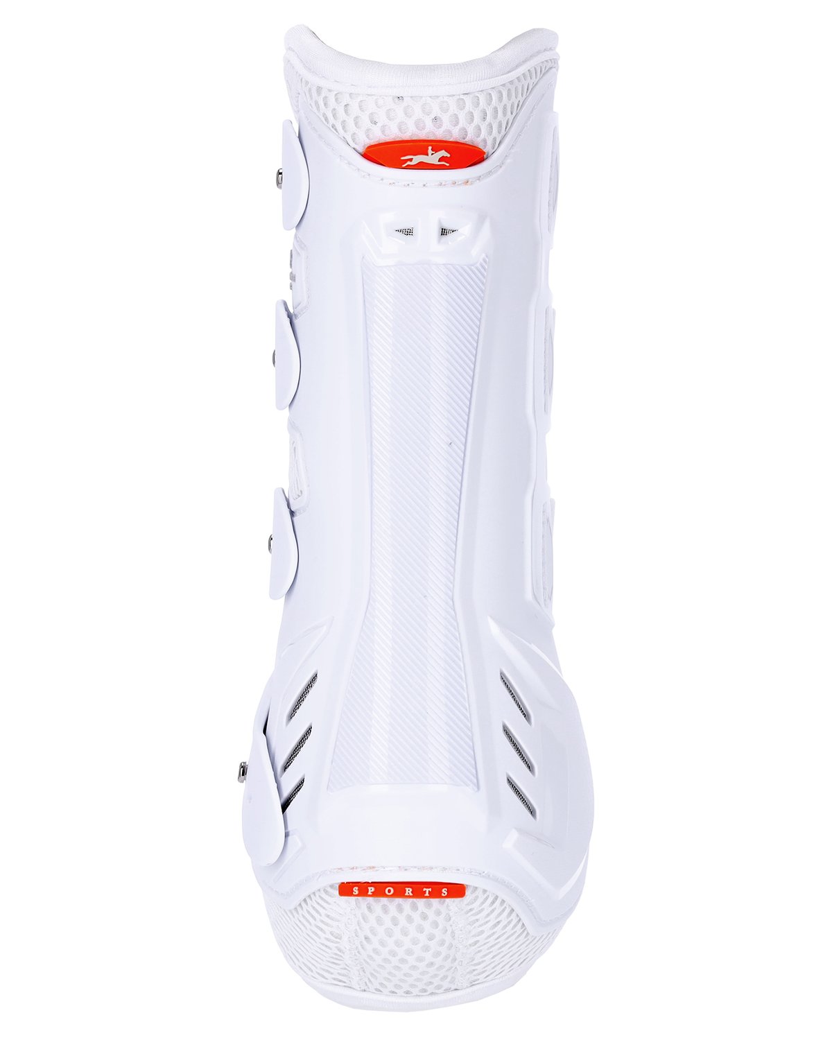 SCHOCKEMOHLE Air Flow Dressage Hind Boot - White - Horse Leg Protection, Sports Gear