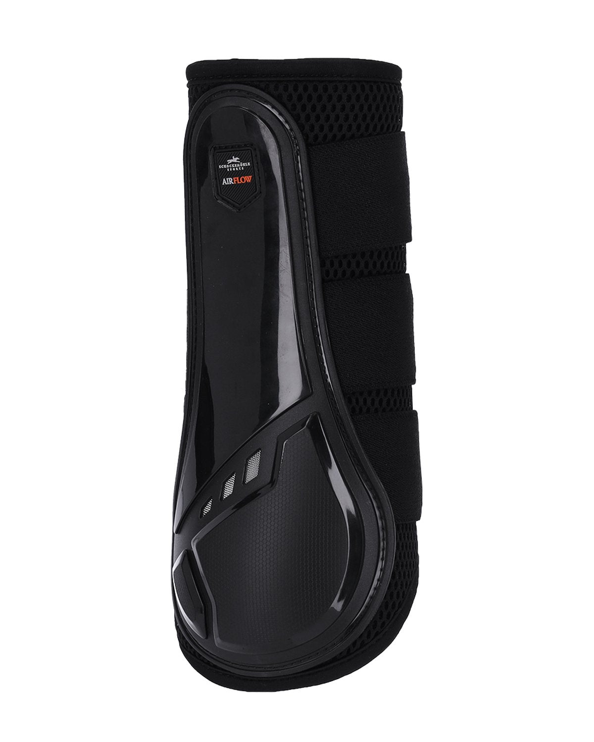 SCHOCKEMOHLE AIR FLOW Training Boots - Black. Horse Leg Protection, breathable training equipment.