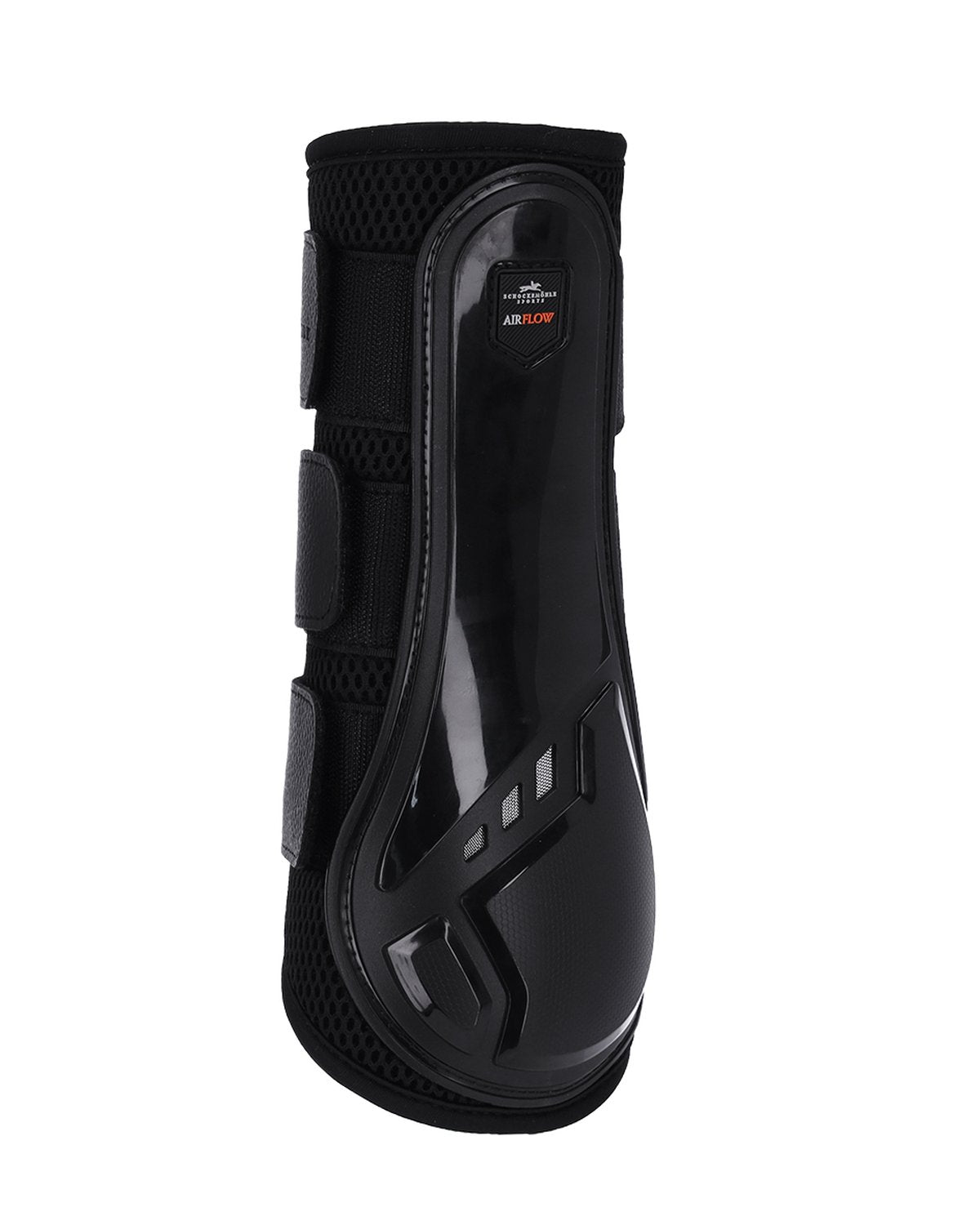 SCHOCKEMOHLE Air Flow Training Boots - Black, Protective Horse Leg Wear, Breathable.