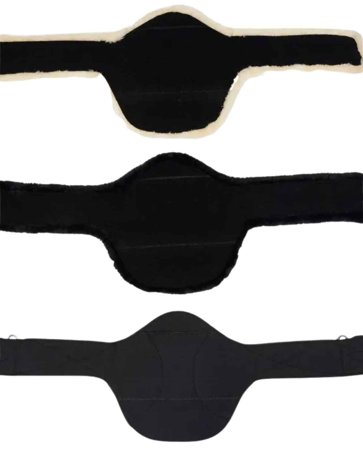 LeMieux Arika Simuwool Contoured Long Stud Girth Black