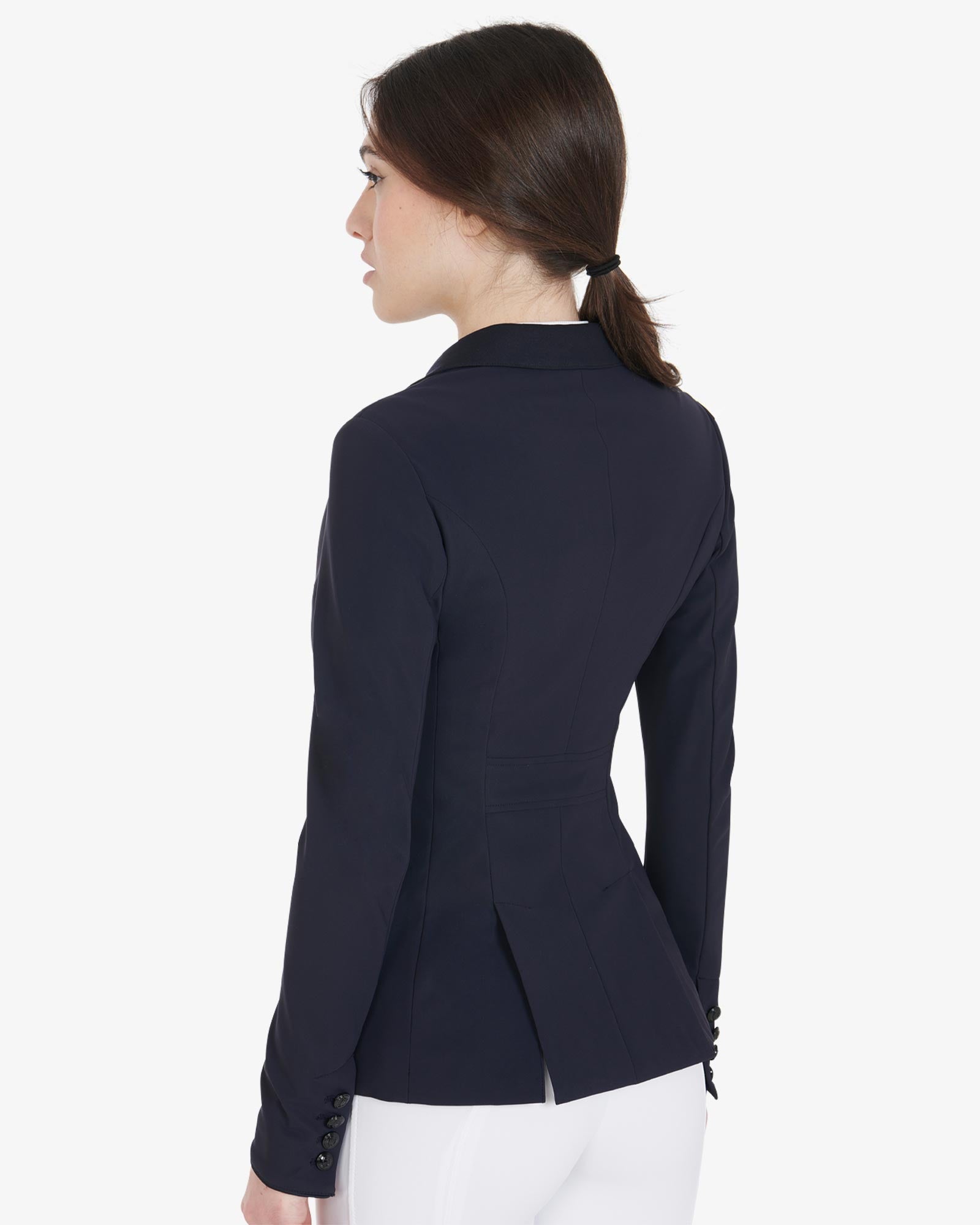 Equestro Women's Three Button Competition Jacket Navy
