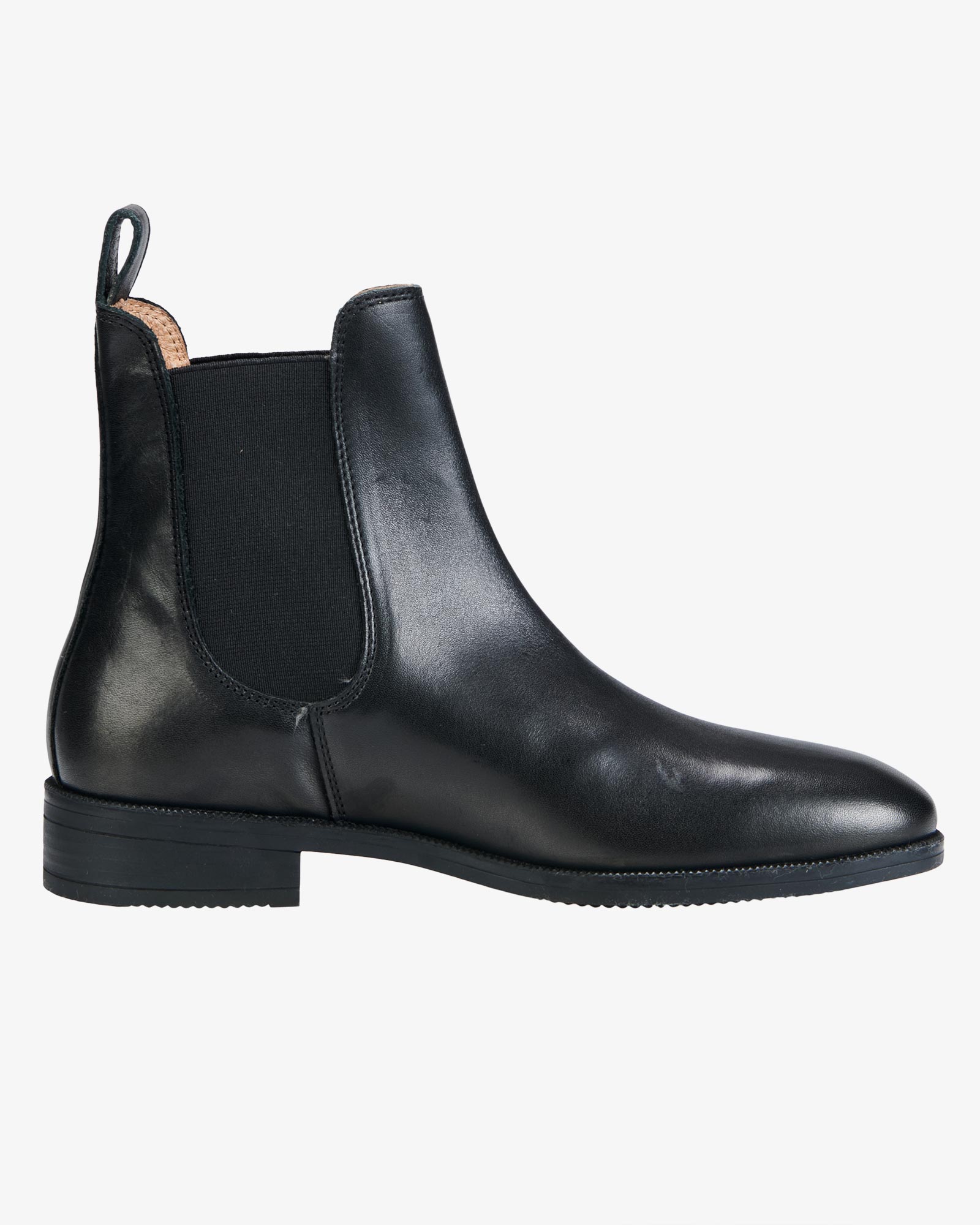 Equestro Unisex Ankle Boots With Side Elastics Black | Equiflair