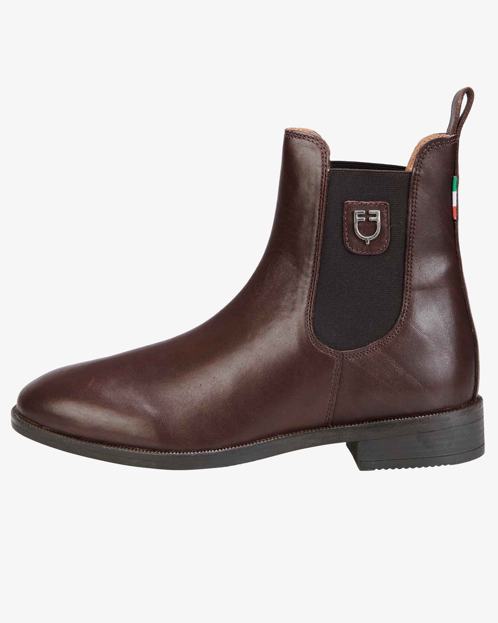 Equestro Brown Leather Ankle Boots for Men & Women. Stylish Unisex Jodhpur Boots for Riding & Everyday Wear.