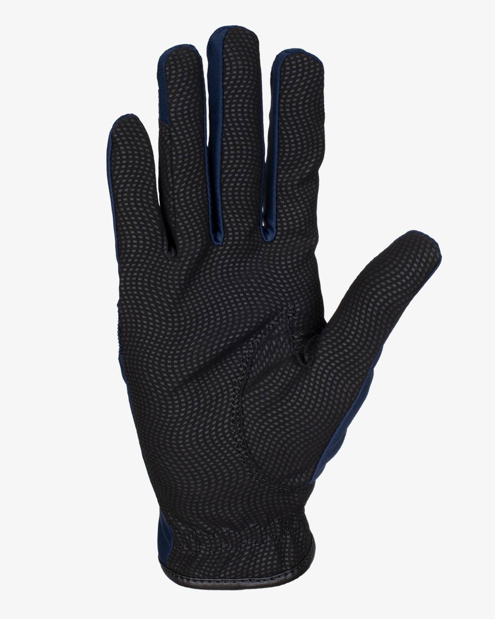 Equestro Gloves In Technical Fabric With Multicolor Logo Navy White