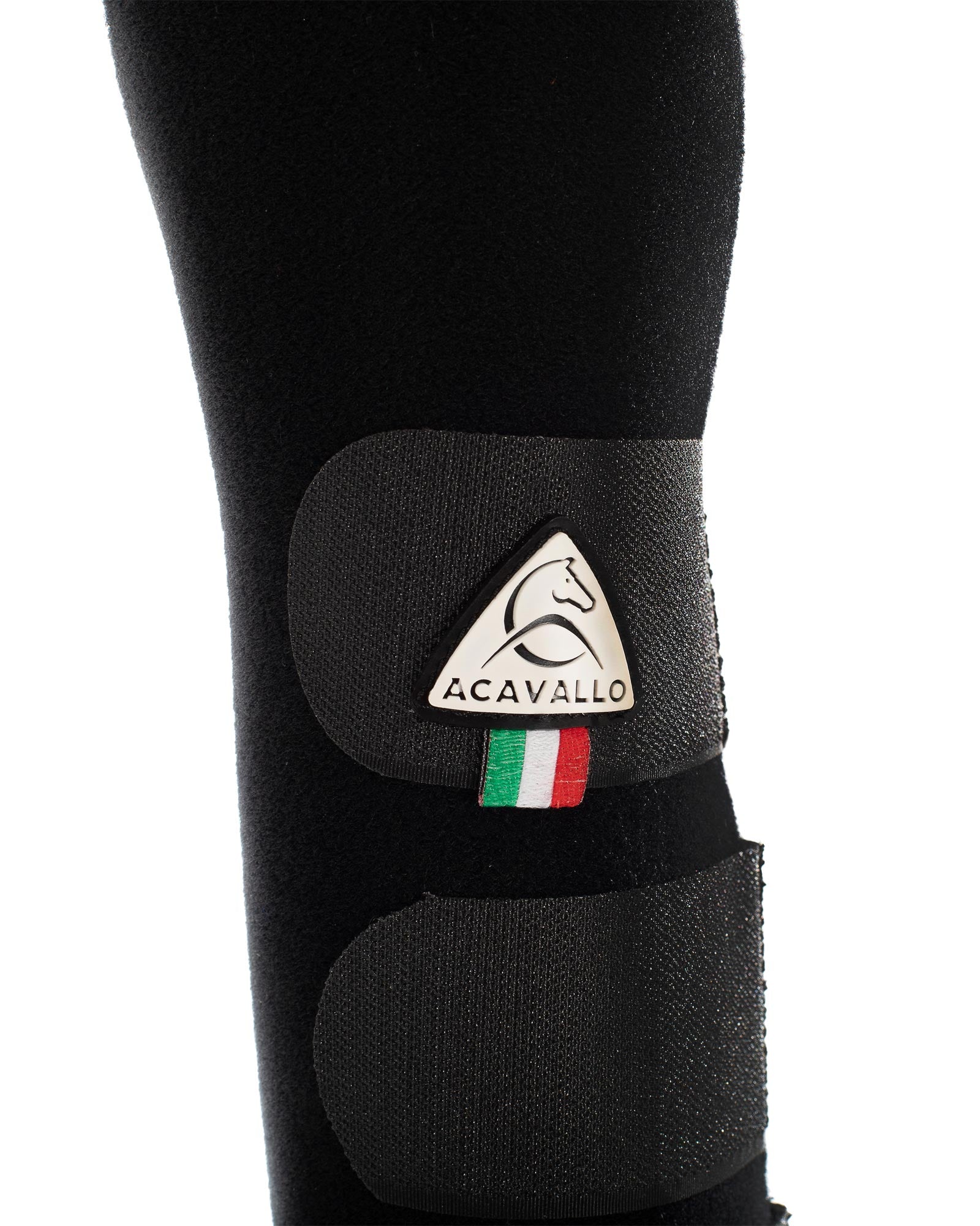 Acavallo Gel Tail Guard With Hook-And-Loop Closure Black