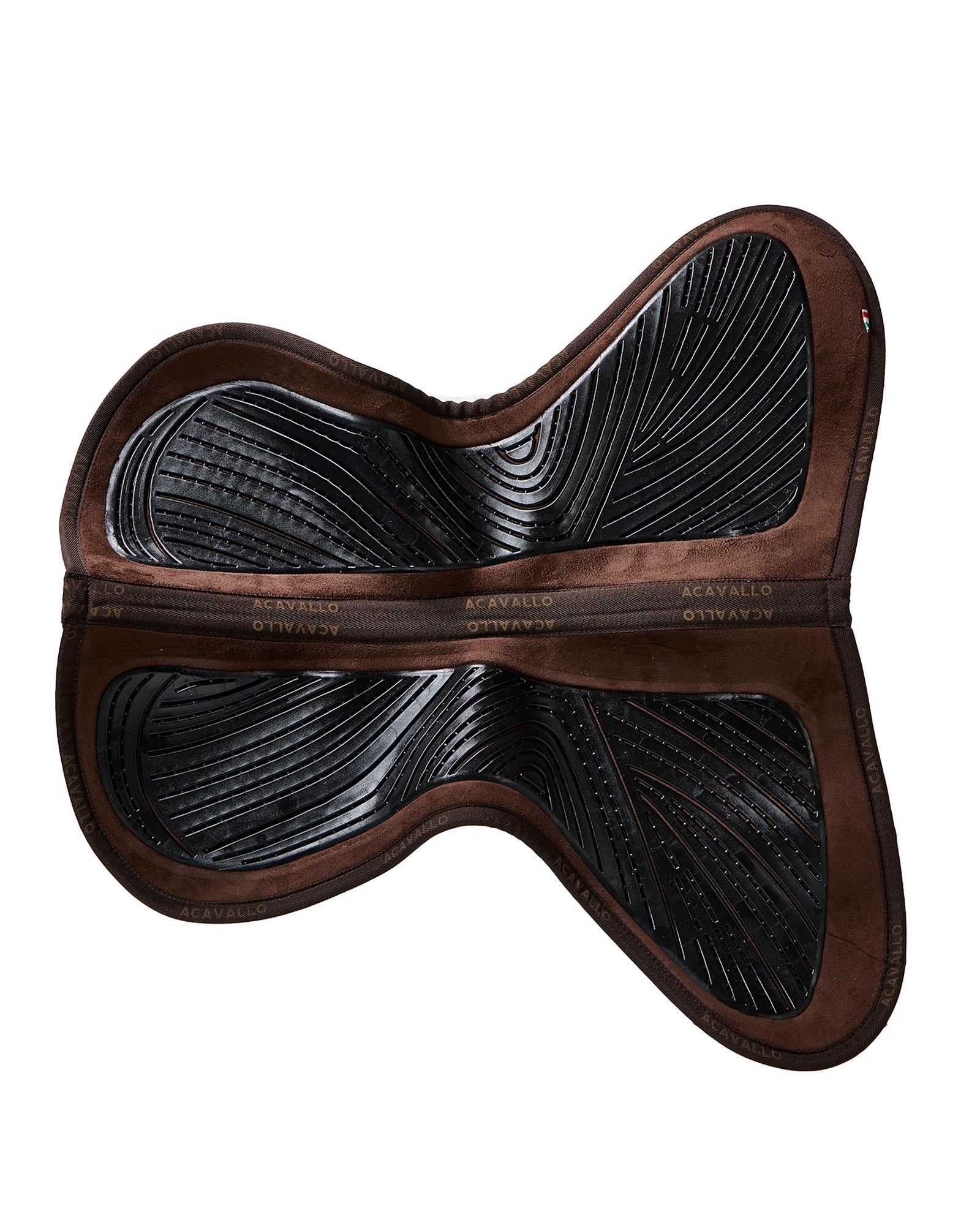 Acavallo Pad SP JCCS CW-CS Suede Twin-Sided Gel Grip Flat Brown