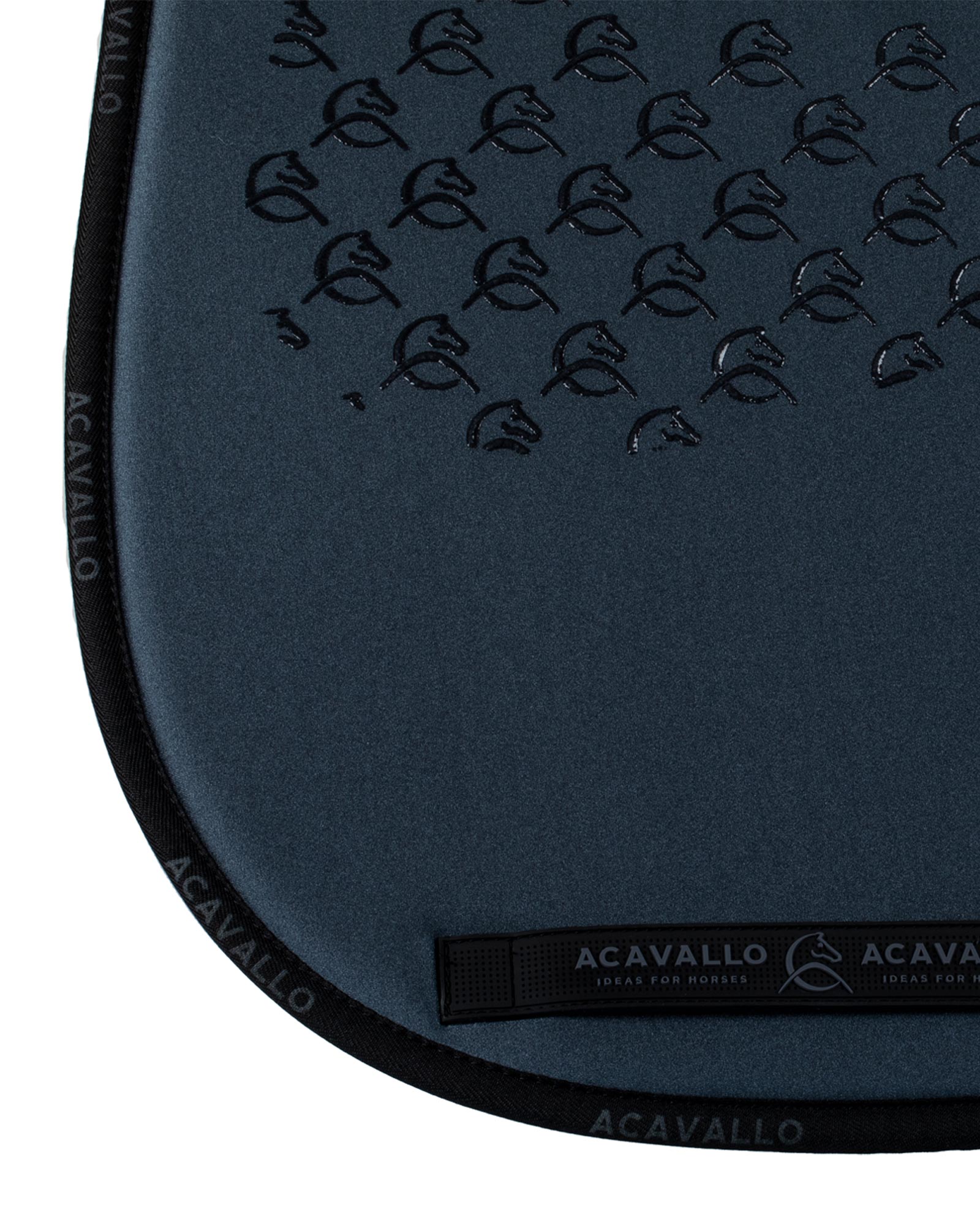 Acavallo Saddle Pad Ds Cw-Cs Elastane & Bamboo Silicone Grip Smoke Dore/Black